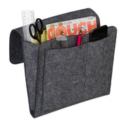 Betttasche Filz Anthrazit von Relaxdays