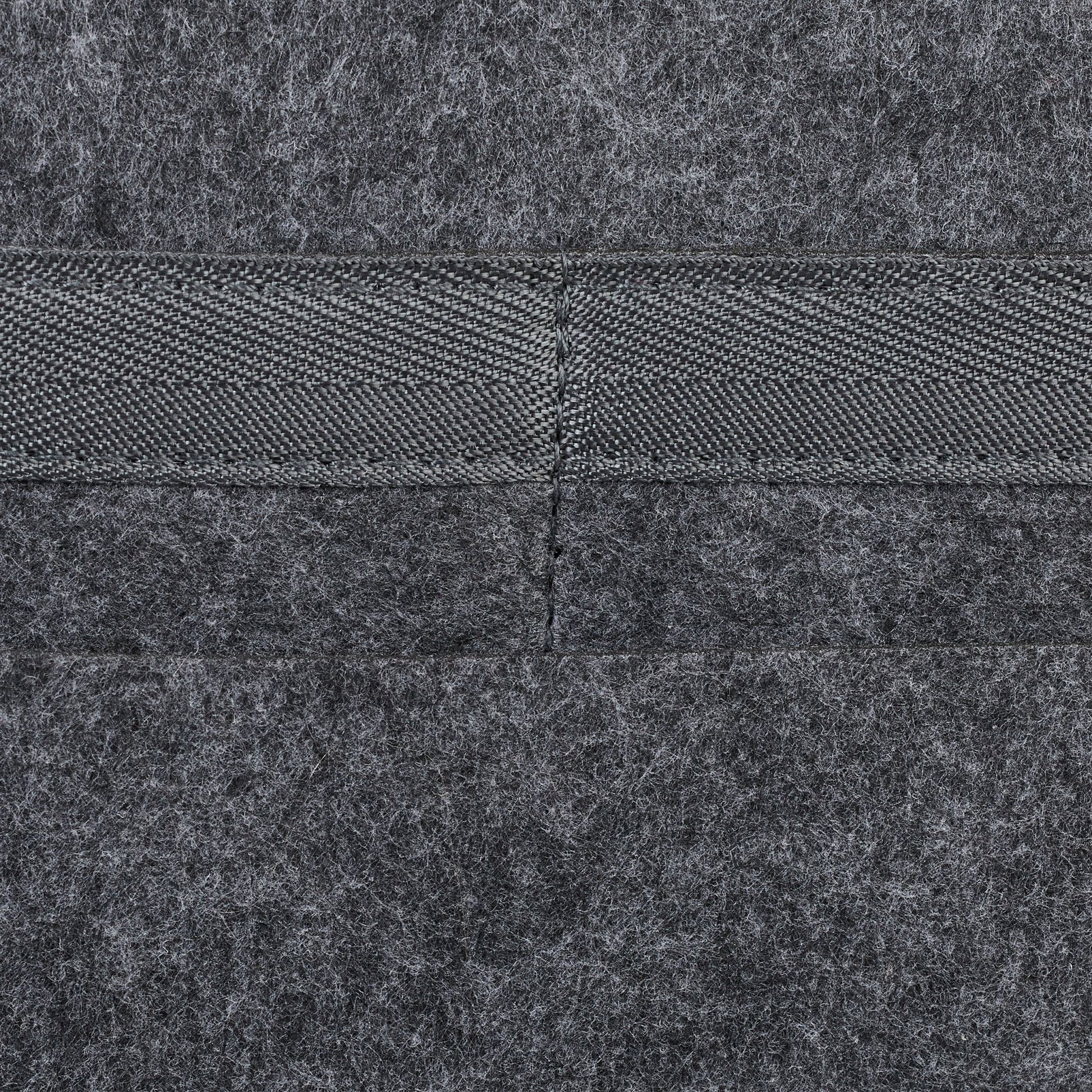 Betttasche mit Klettverschluss Anthrazit von Relaxdays