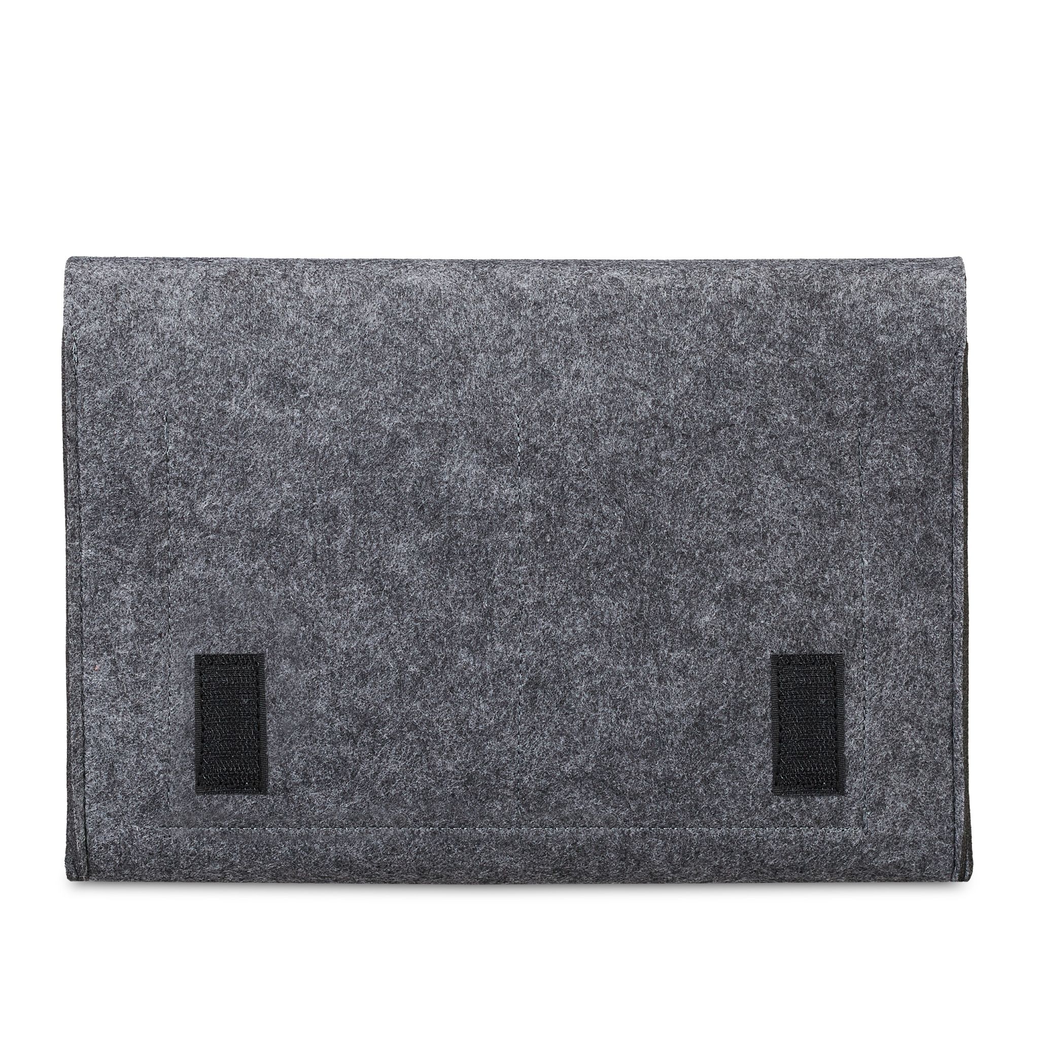 Betttasche mit Klettverschluss Anthrazit von Relaxdays