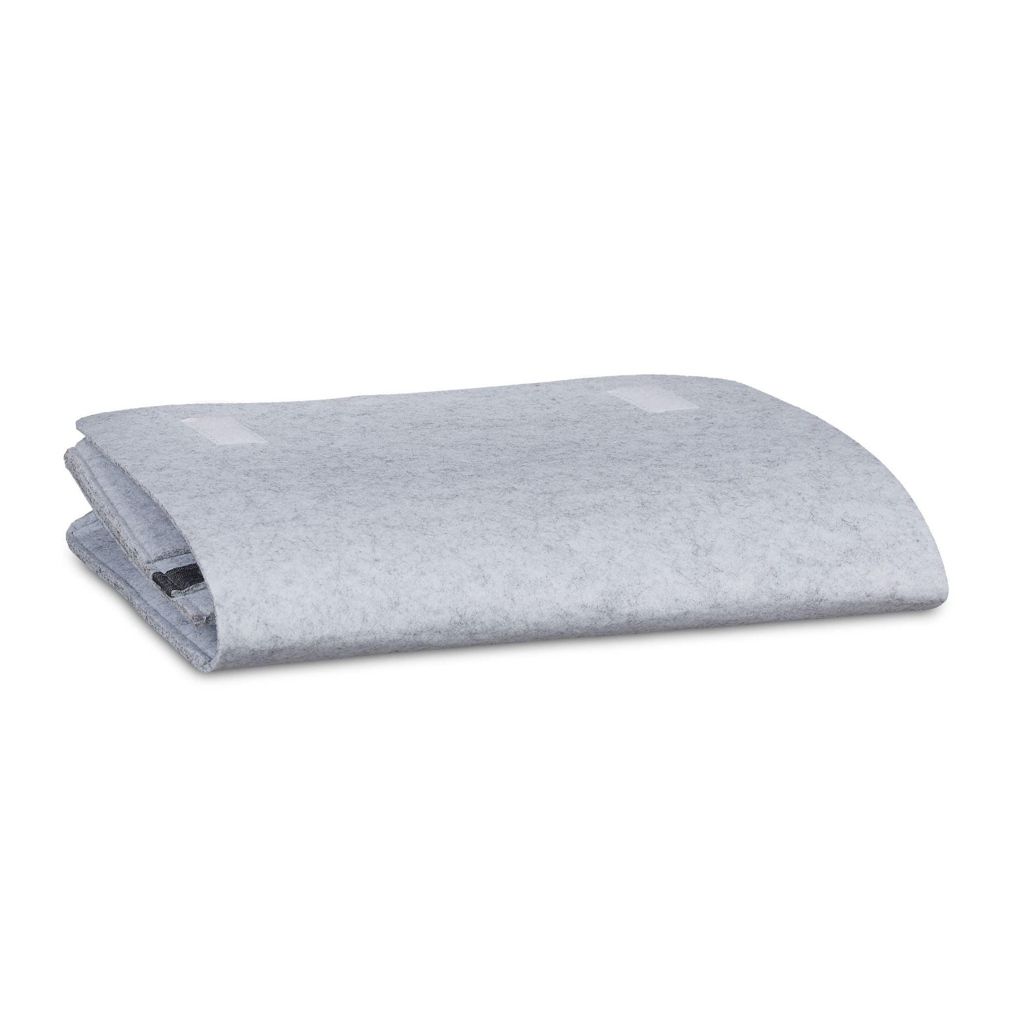 Betttasche mit Klettverschluss Grau von Relaxdays