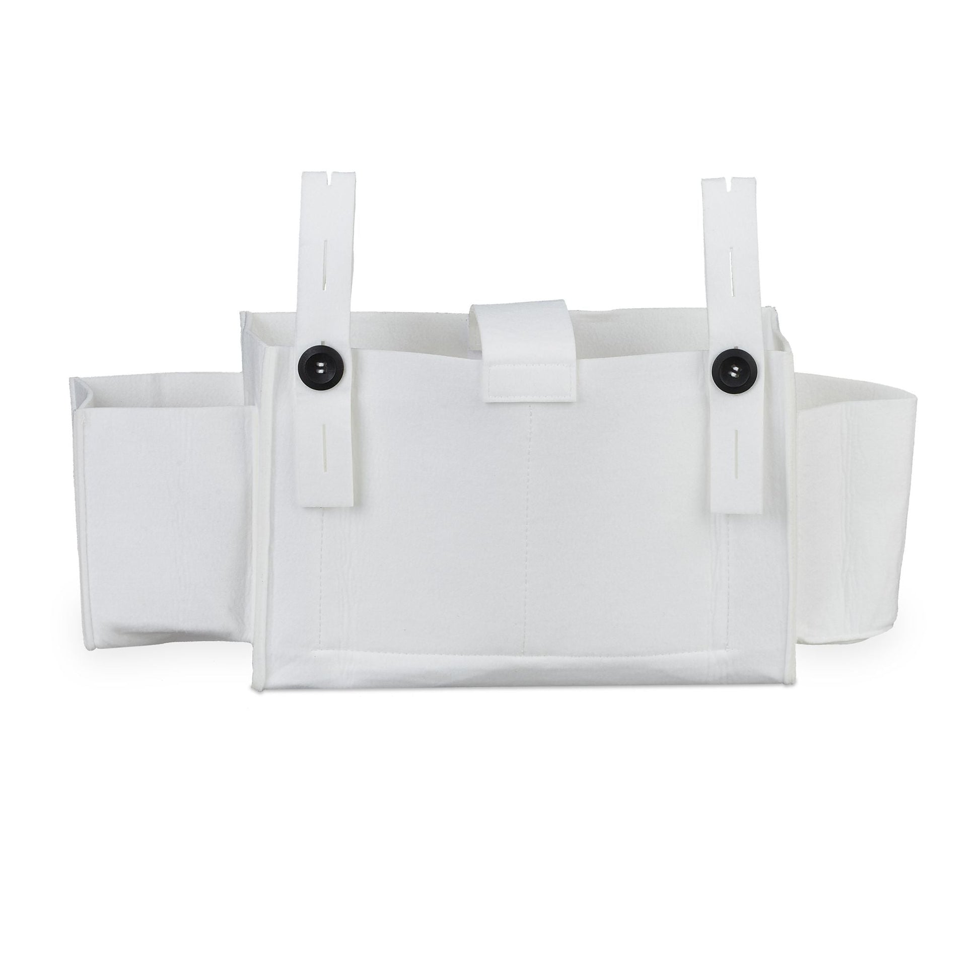 Betttasche für Hochbett Filz Weiss von Relaxdays