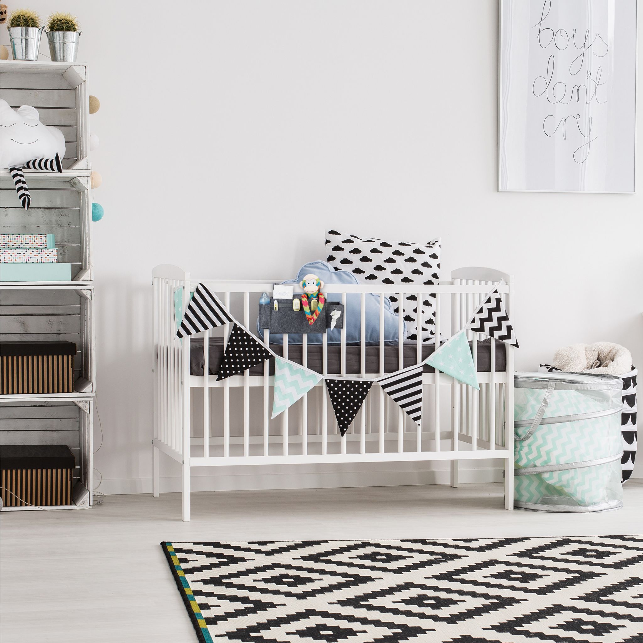 Betttasche für Hochbett Filz Anthrazit von Relaxdays