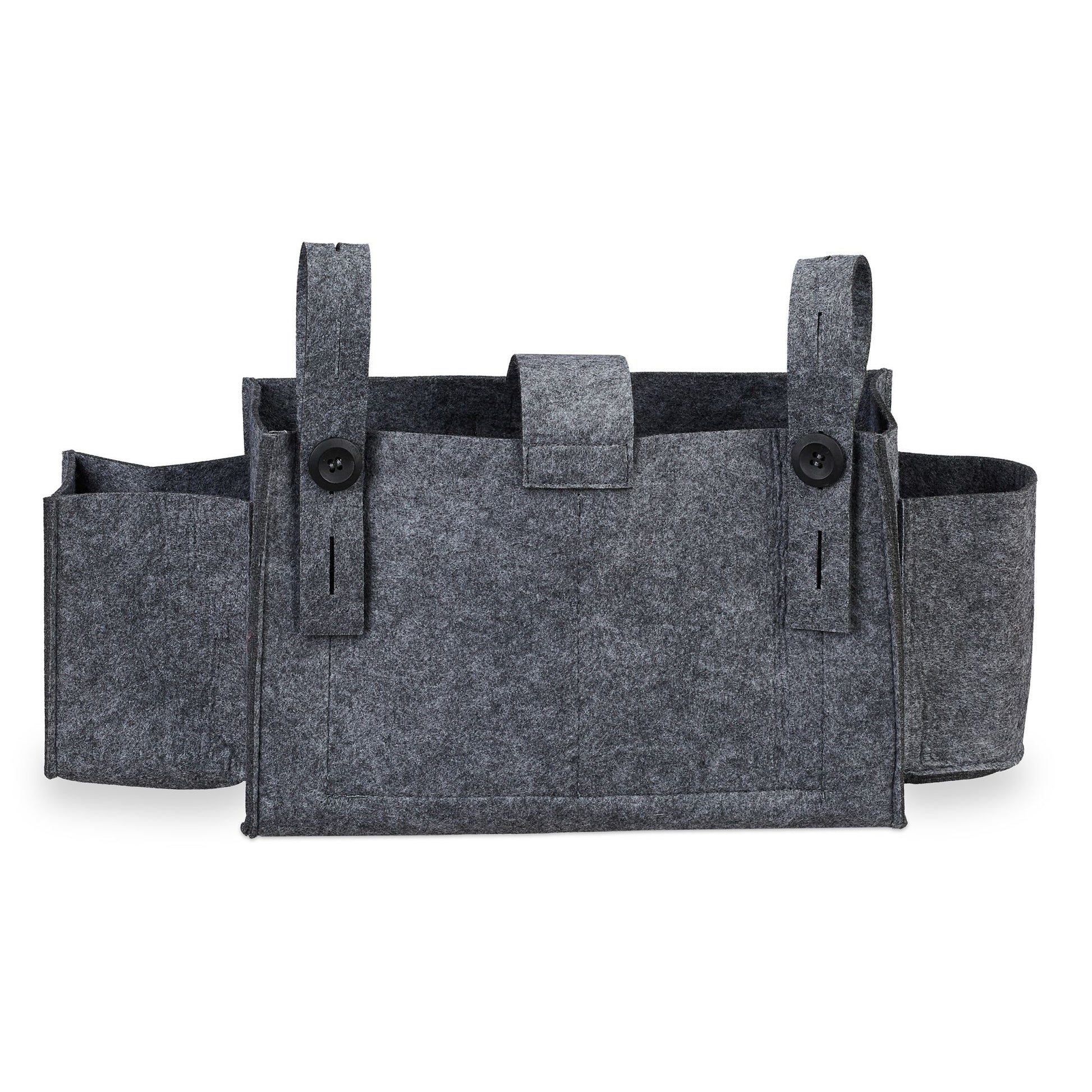 Betttasche für Hochbett Filz Anthrazit von Relaxdays