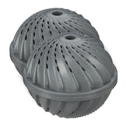 Waschball 2er-Set Grau von Relaxdays