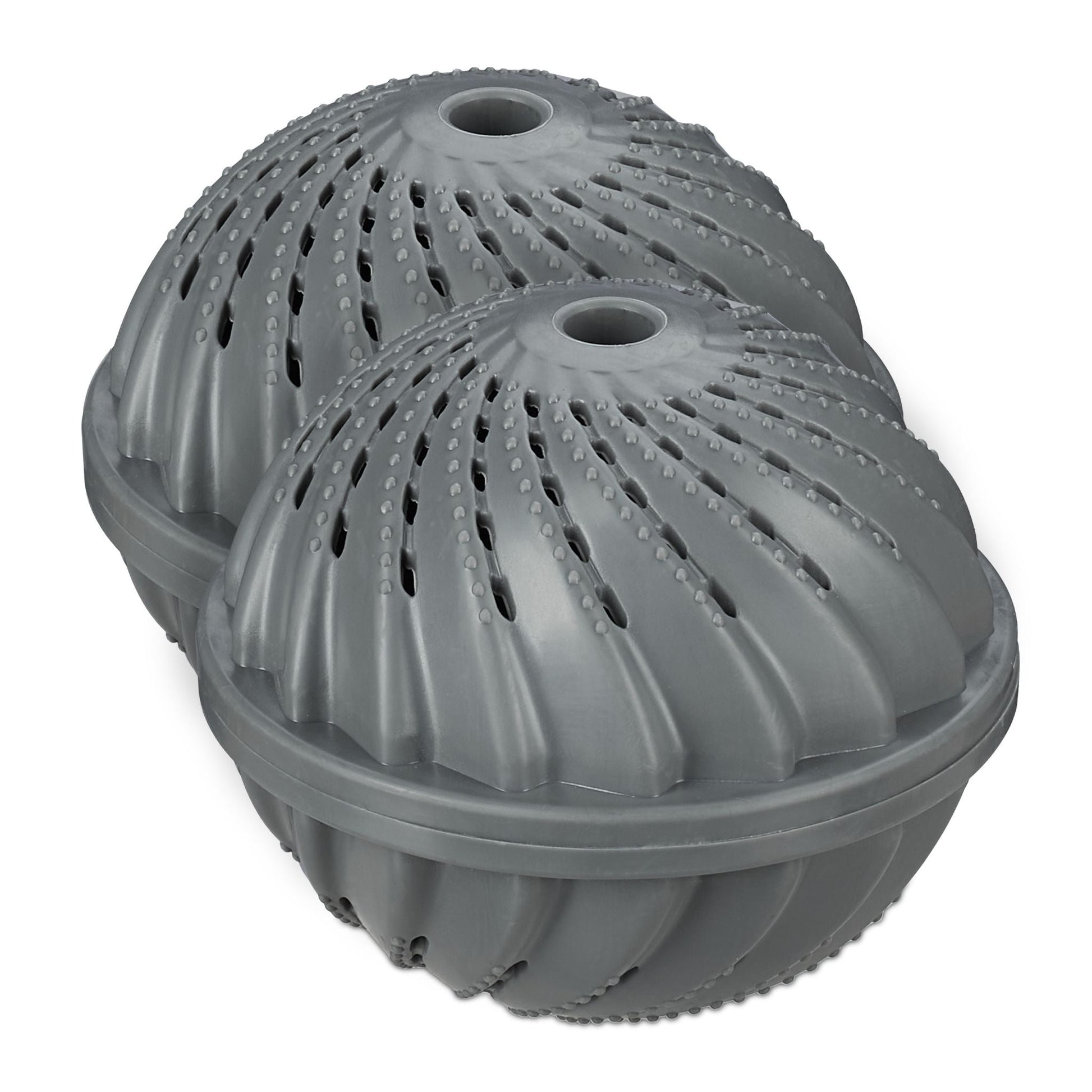 Waschball 2er-Set Grau von Relaxdays