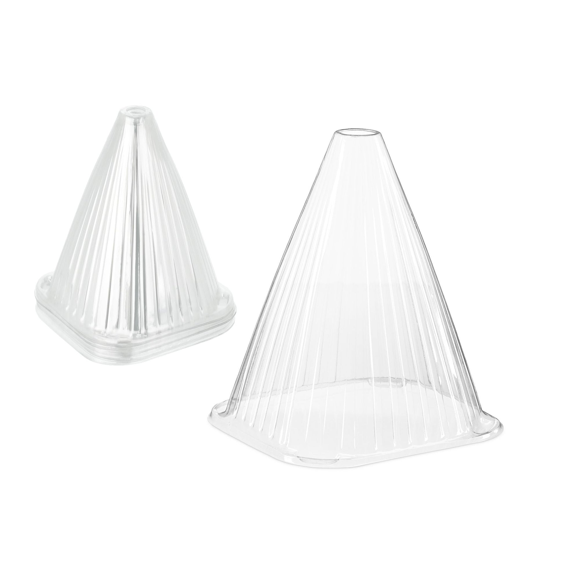 Pflanzenhut 24 Stück Transparent von Relaxdays