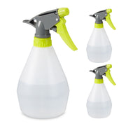 Sprühflasche 500 ml 3er-Set Weiss-Grün-Grau von Relaxdays