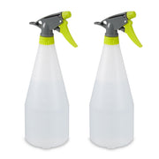 Sprühflasche 1 l 2er-Set Weiss-Grün-Grau von Relaxdays