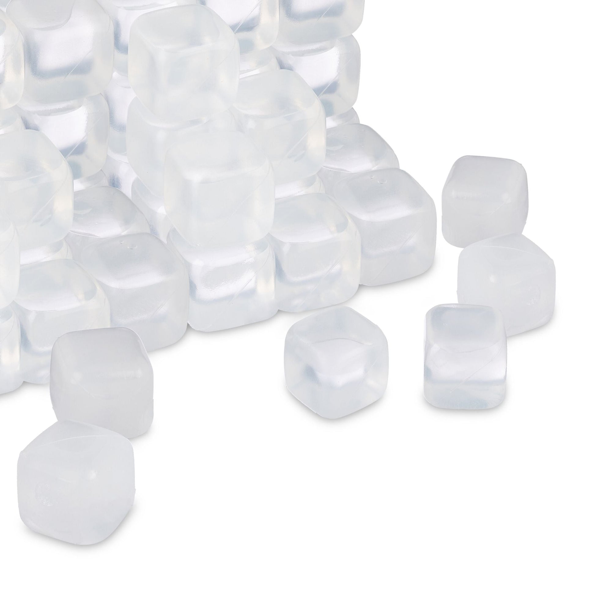 Eiswürfel wiederverwendbar 24er-Set Transparent von Relaxdays