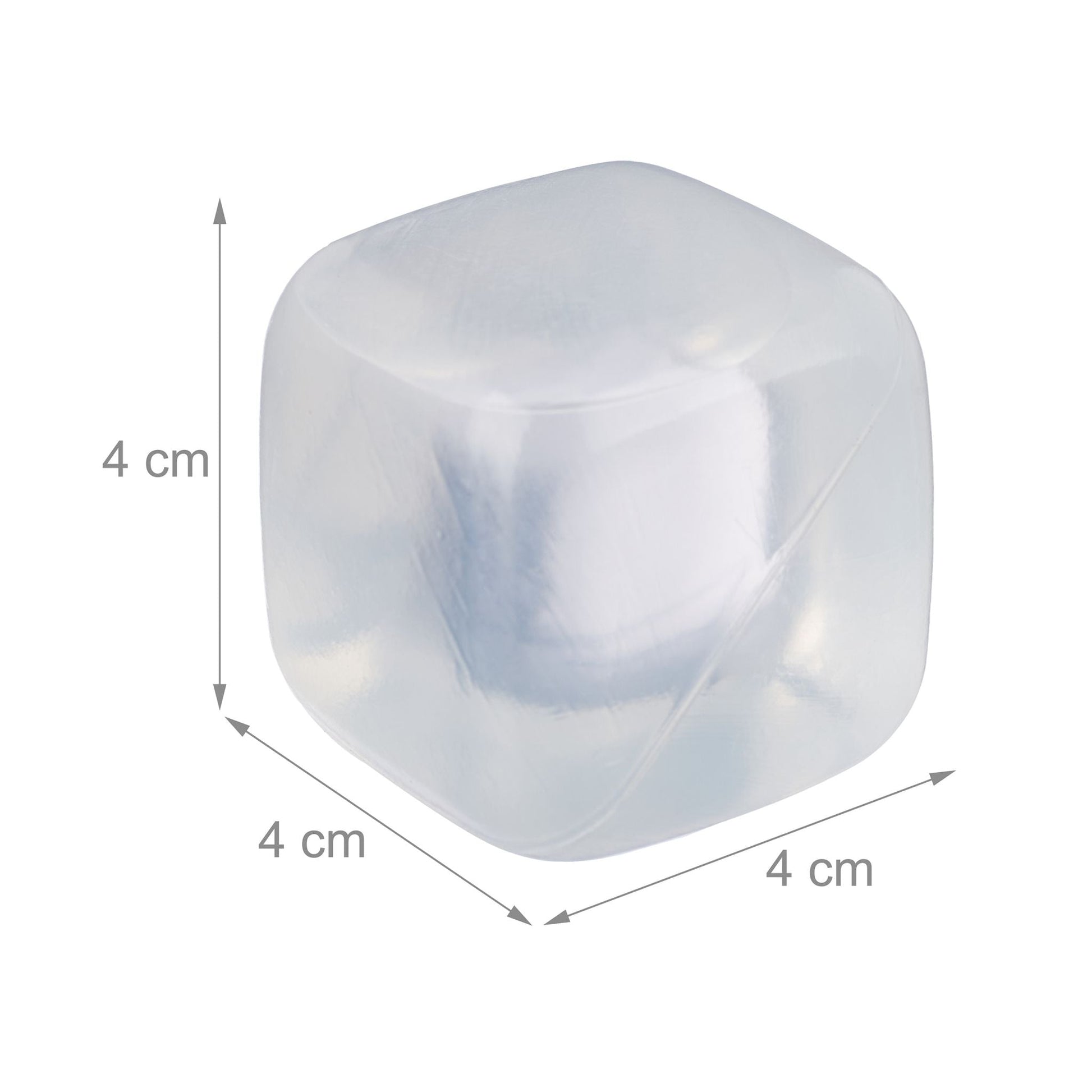 Eiswürfel wiederverwendbar 24er-Set Transparent von Relaxdays