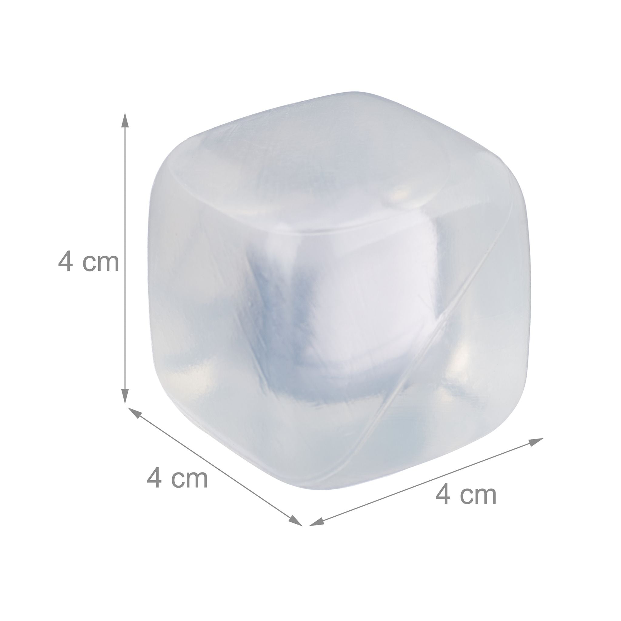 Eiswürfel wiederverwendbar 24er-Set Transparent von Relaxdays
