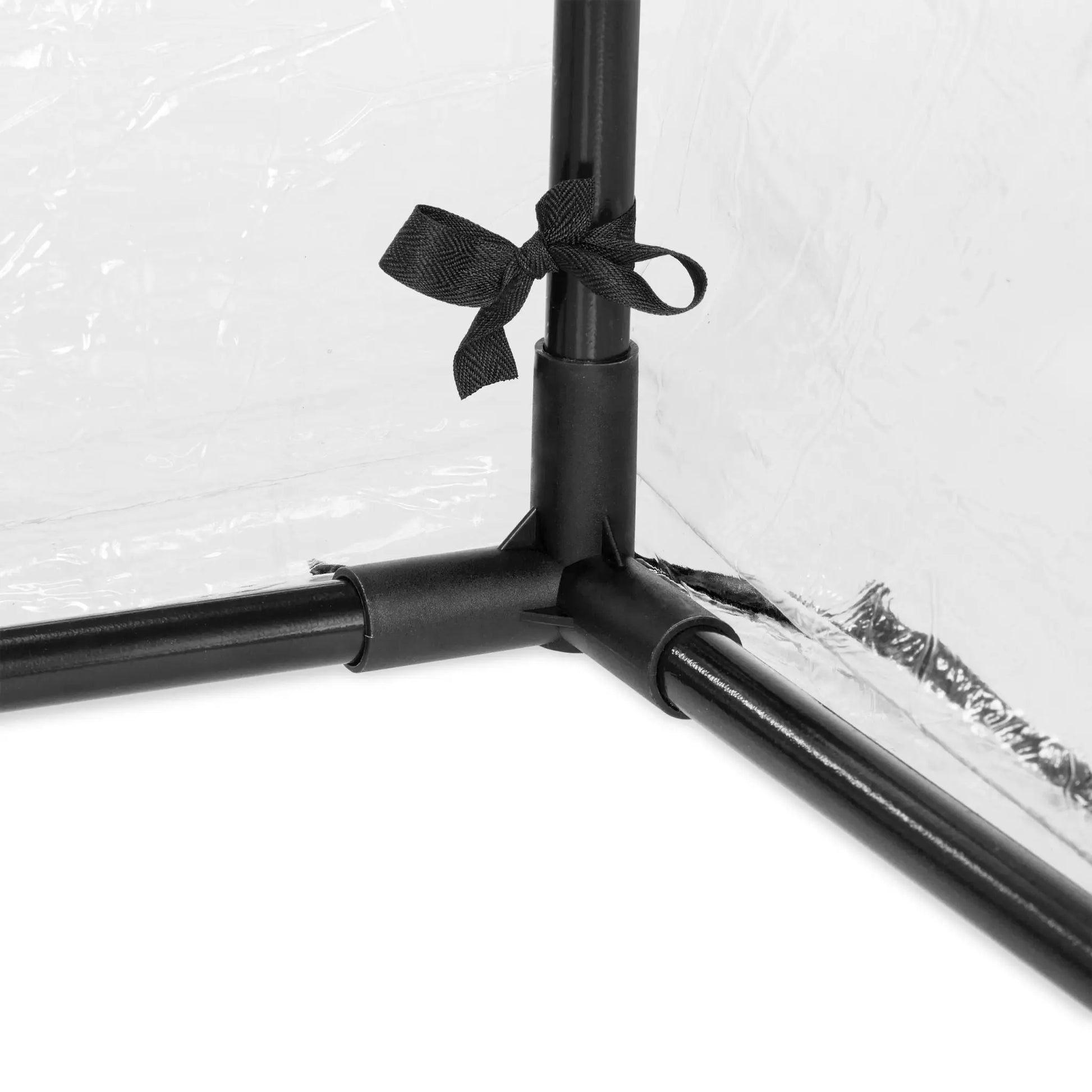 Folienfrühbeet PVC Schwarz-Transparent von Relaxdays