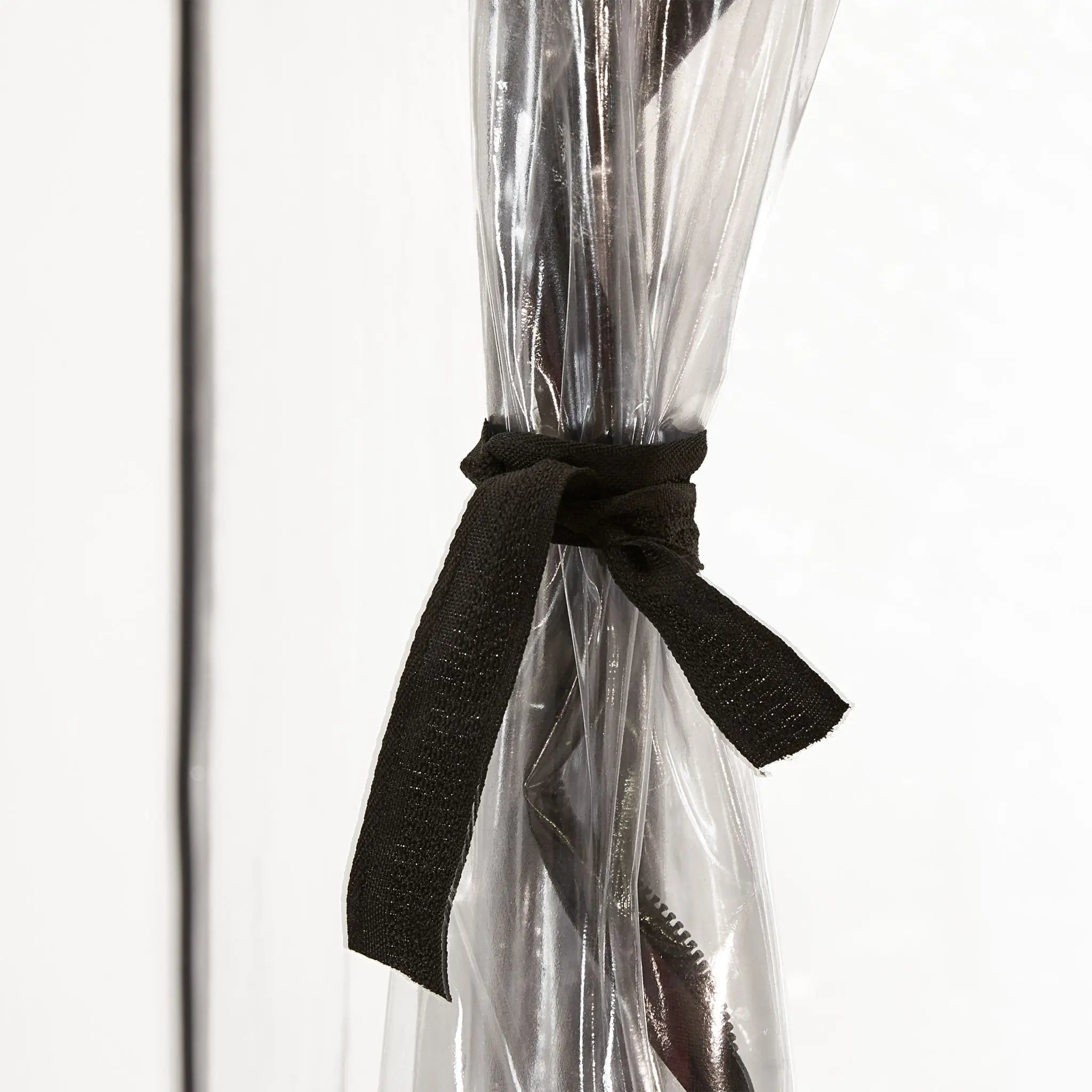 Begehbares Tomatengewächshaus mit Folie Schwarz-Transparent von Relaxdays