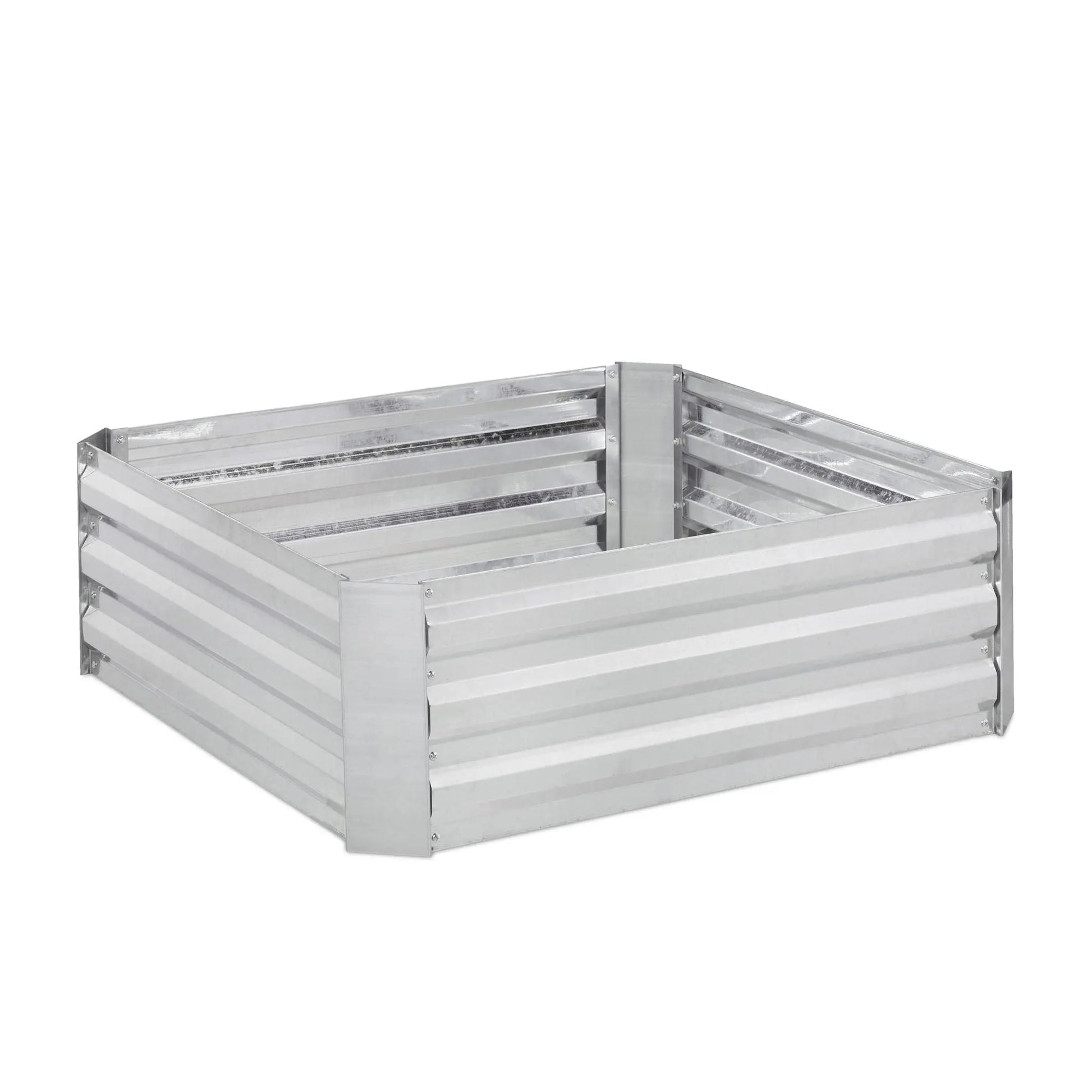 Hochbeet Metall Silber von Relaxdays