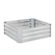 Hochbeet Metall Silber von Relaxdays