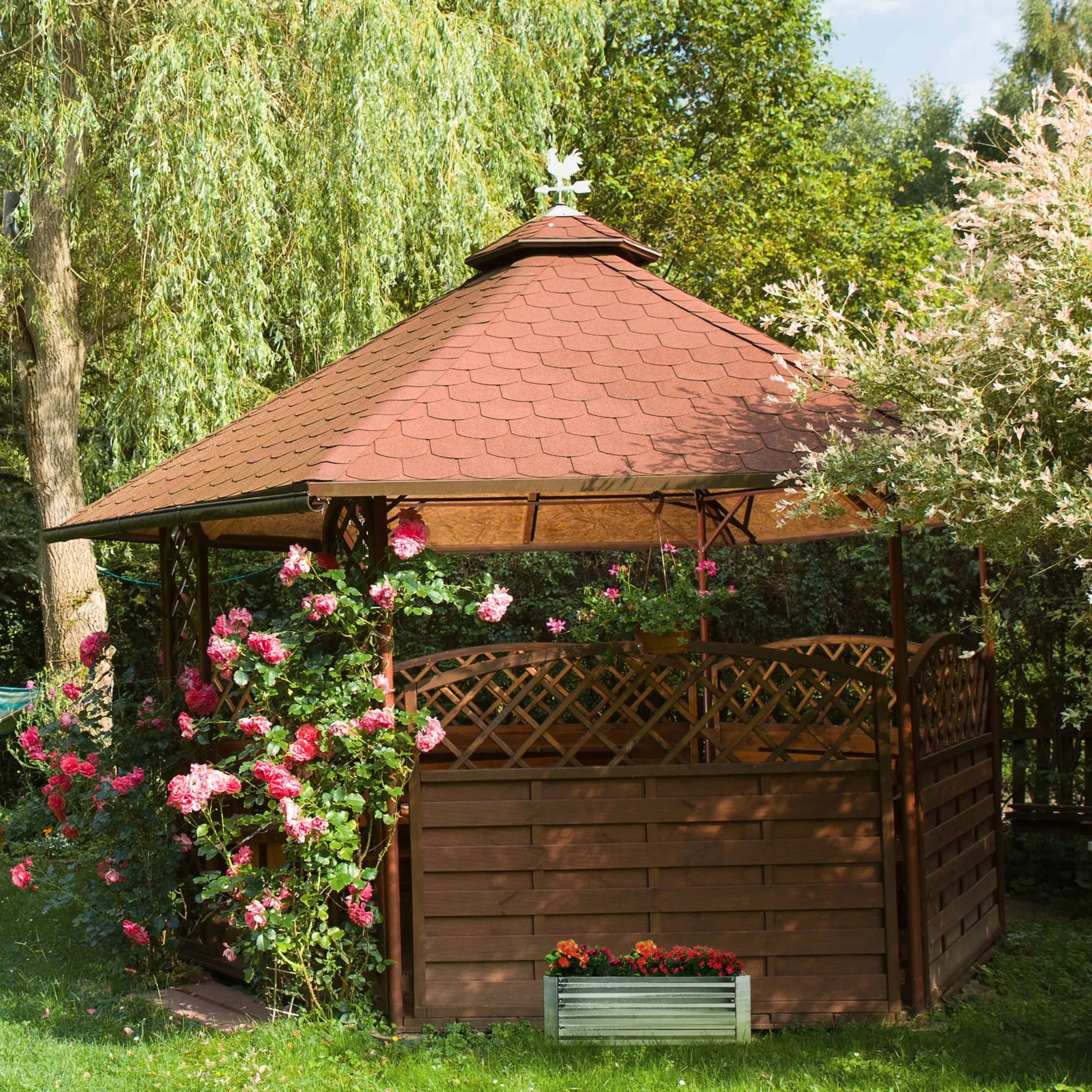 Hochbeet Metall Silber von Relaxdays
