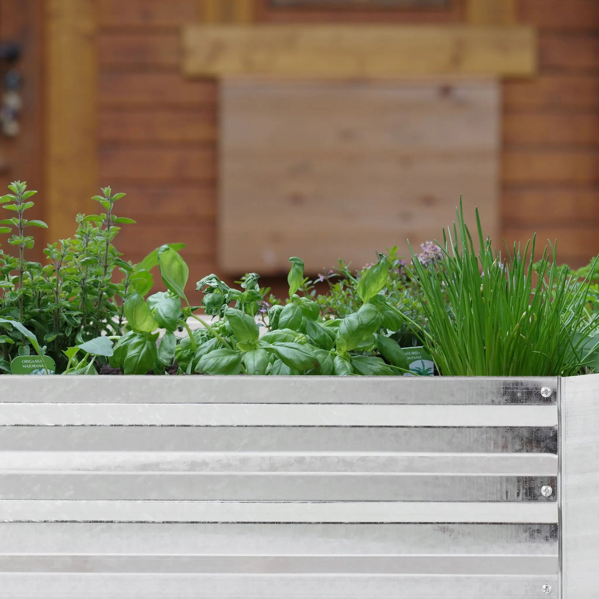 Hochbeet Metall Silber von Relaxdays