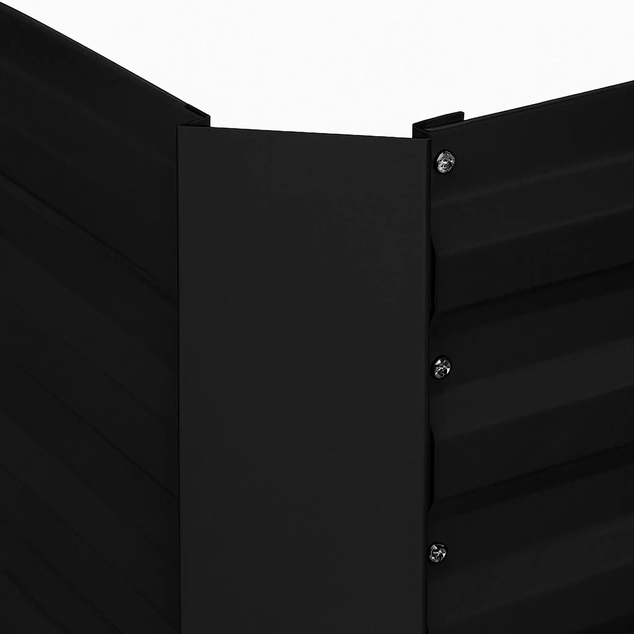 Hochbeet Metall Schwarz von Relaxdays