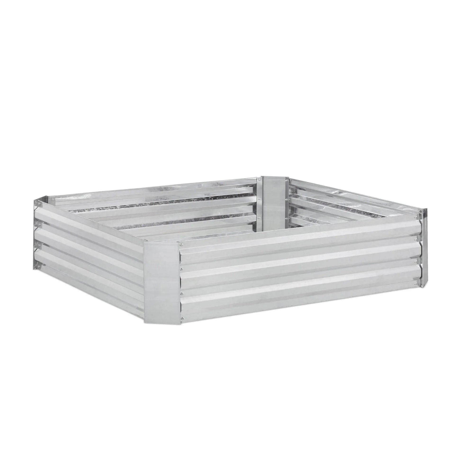 Hochbeet Metall Silber von Relaxdays