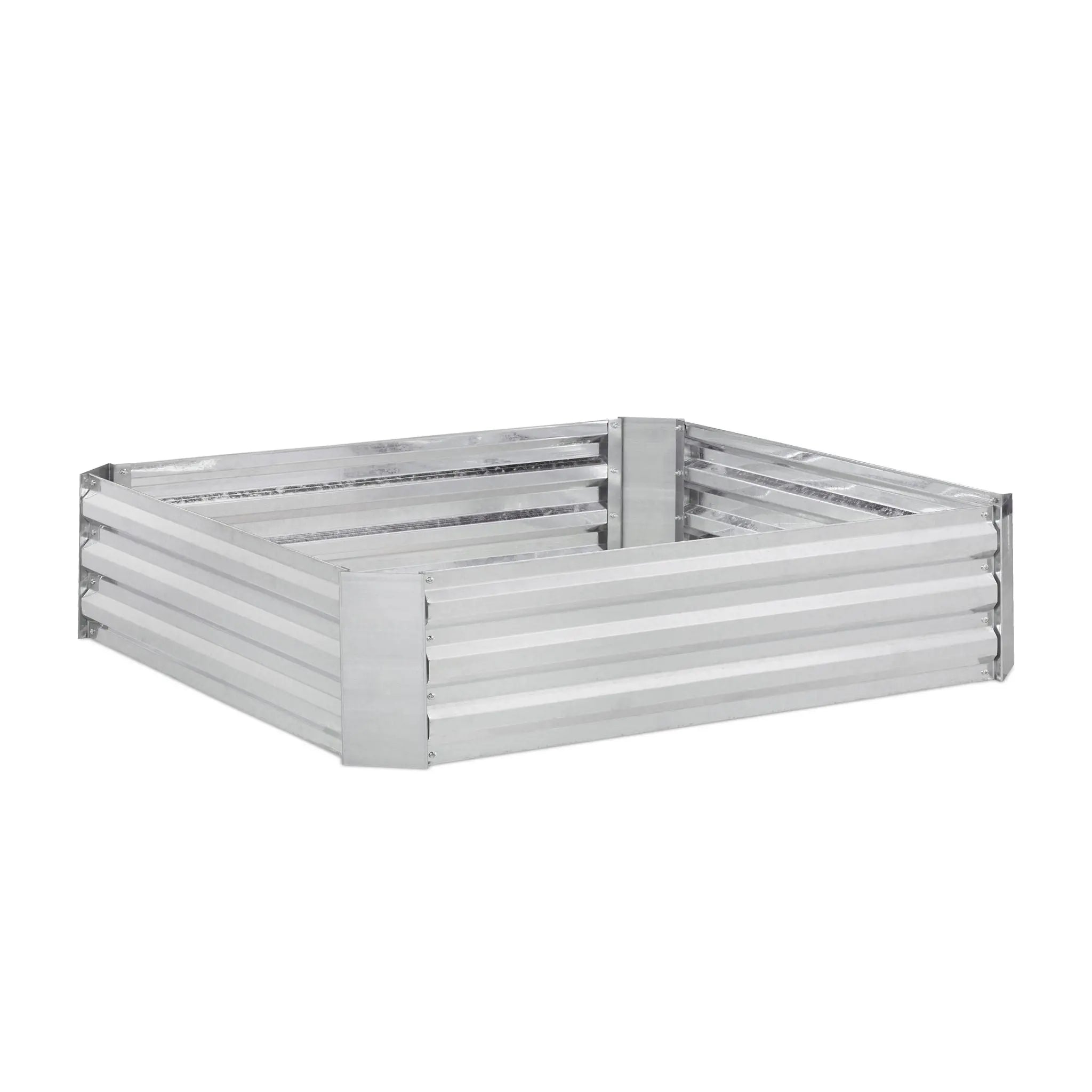 Hochbeet Metall Silber von Relaxdays