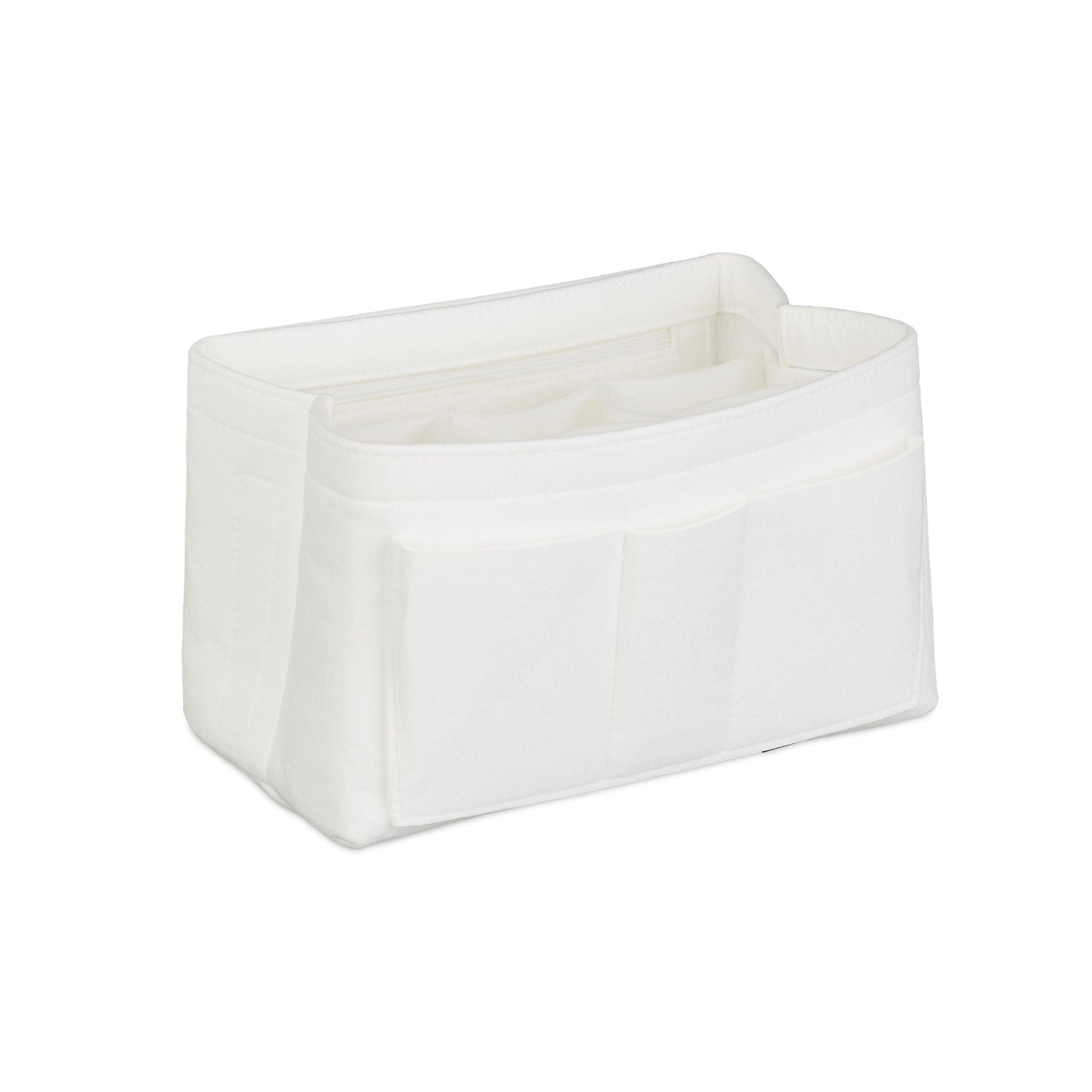 Taschenorganizer Handtasche Filz weiss Weiss von Relaxdays