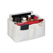 Taschenorganizer Handtasche Filz weiss Weiss von Relaxdays