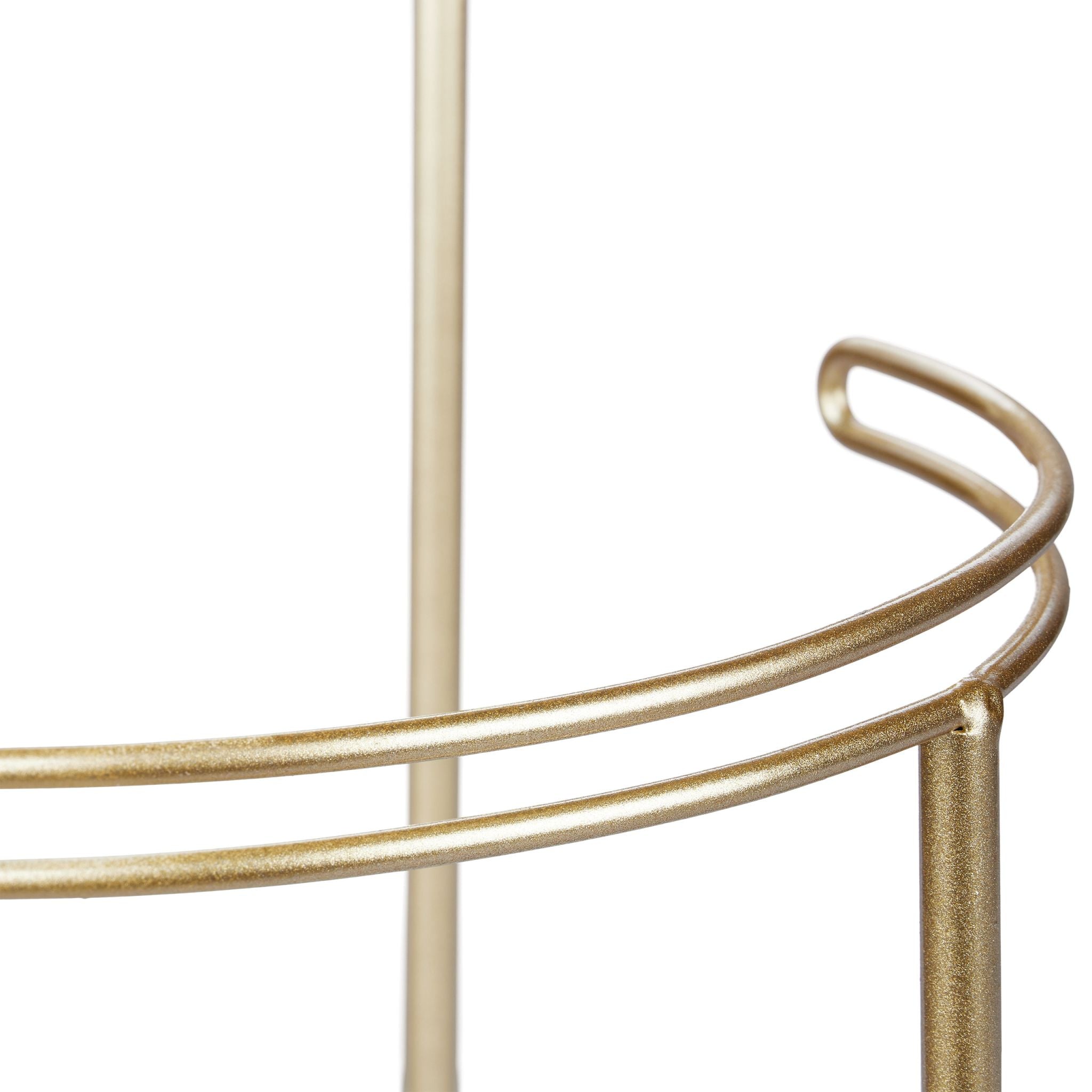 Schmuckständer Marmor gold Weiss-Gold von Relaxdays