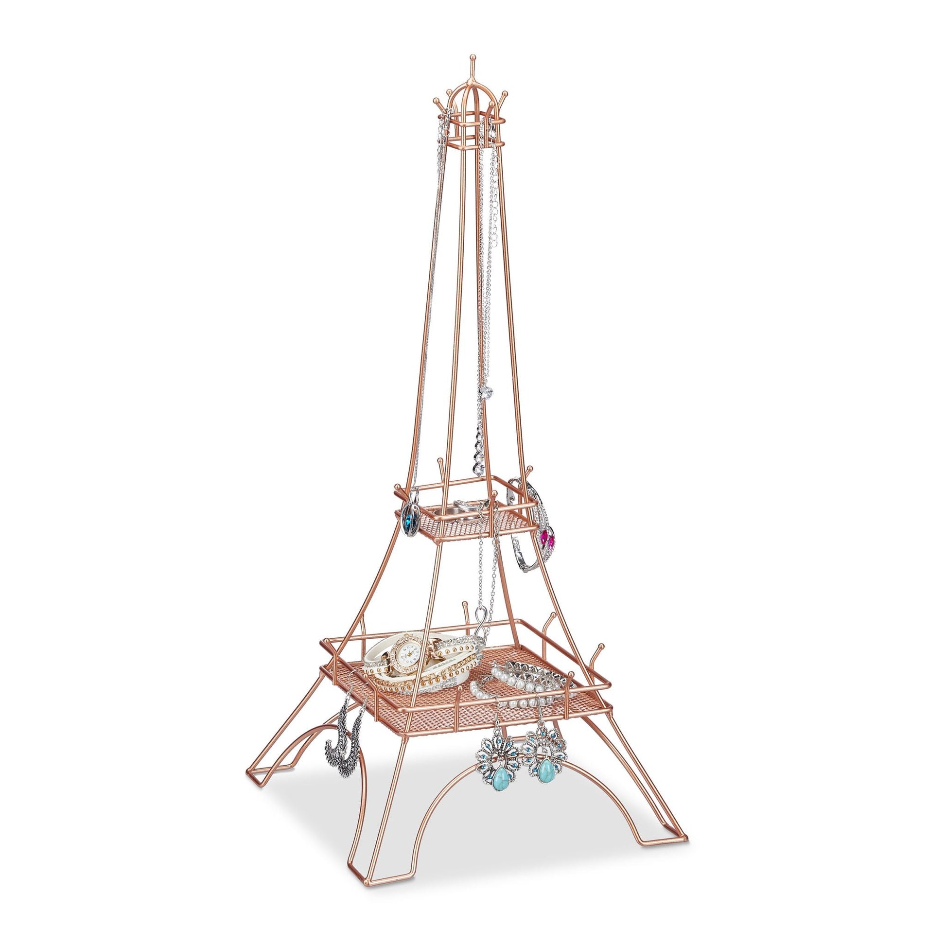 Schmuckständer Eiffelturm Kupfer von Relaxdays