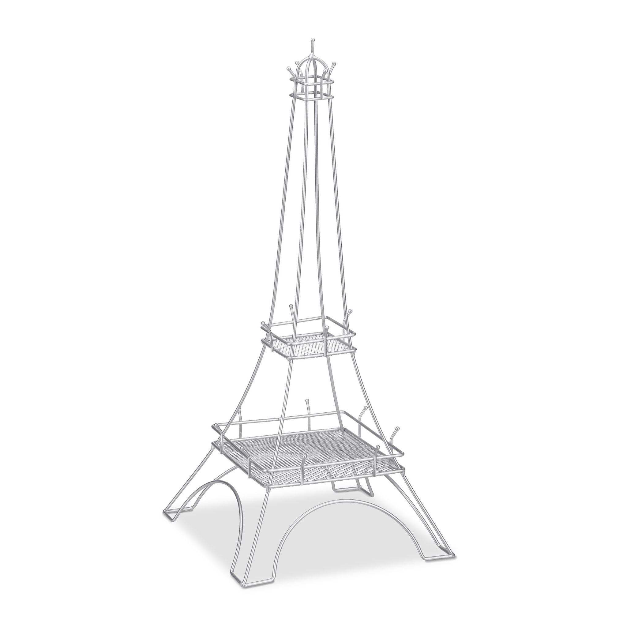 Schmuckständer Eiffelturm Silber von Relaxdays