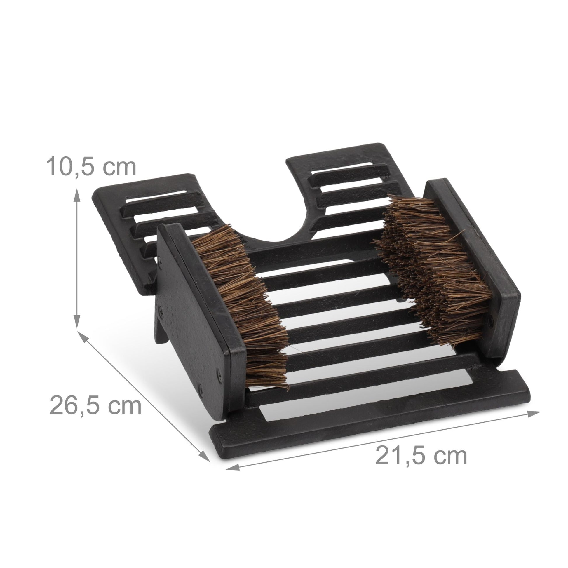 Schuhabstreifer Gusseisen Braun-Schwarz von Relaxdays