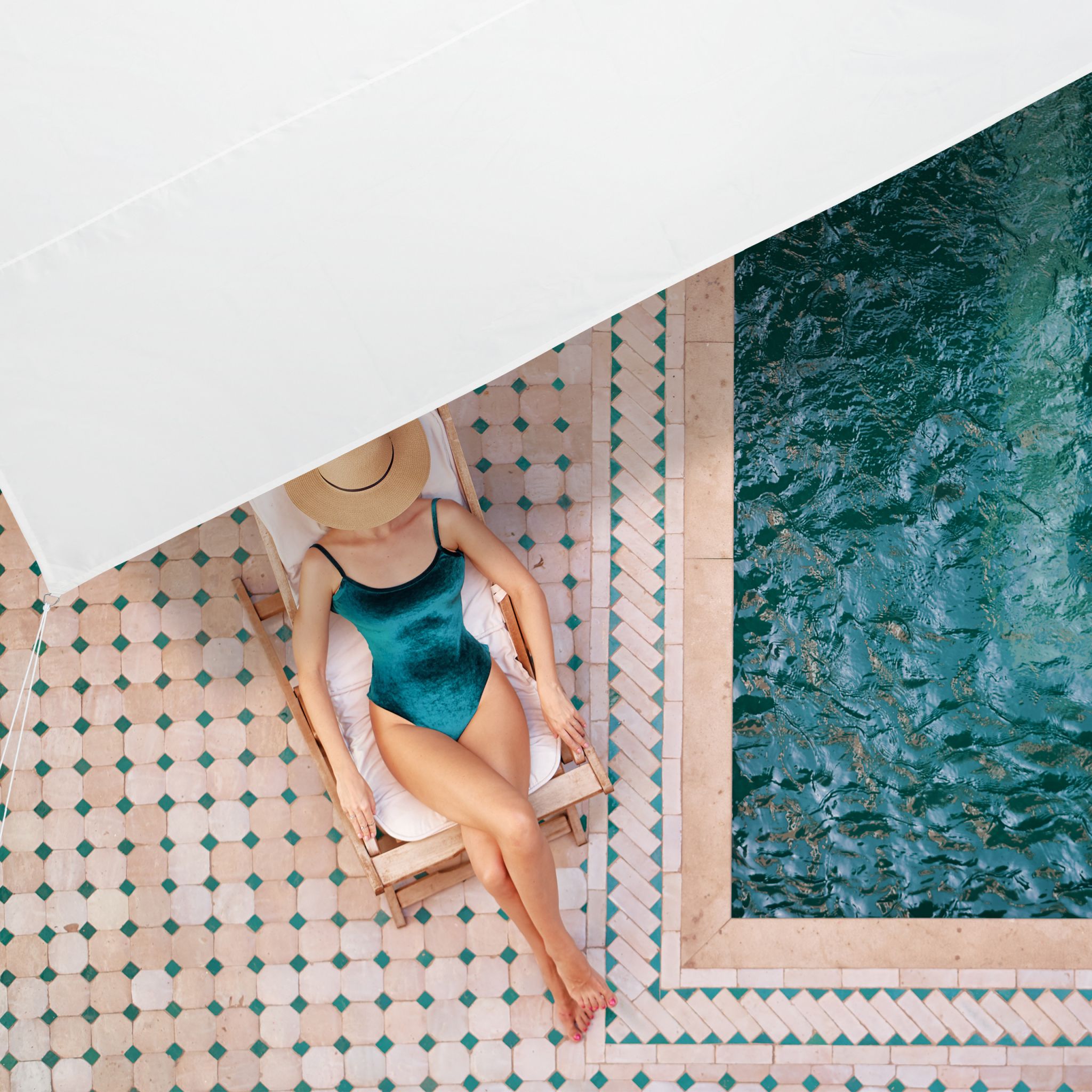Sonnensegel rechteckig Weiss von Relaxdays