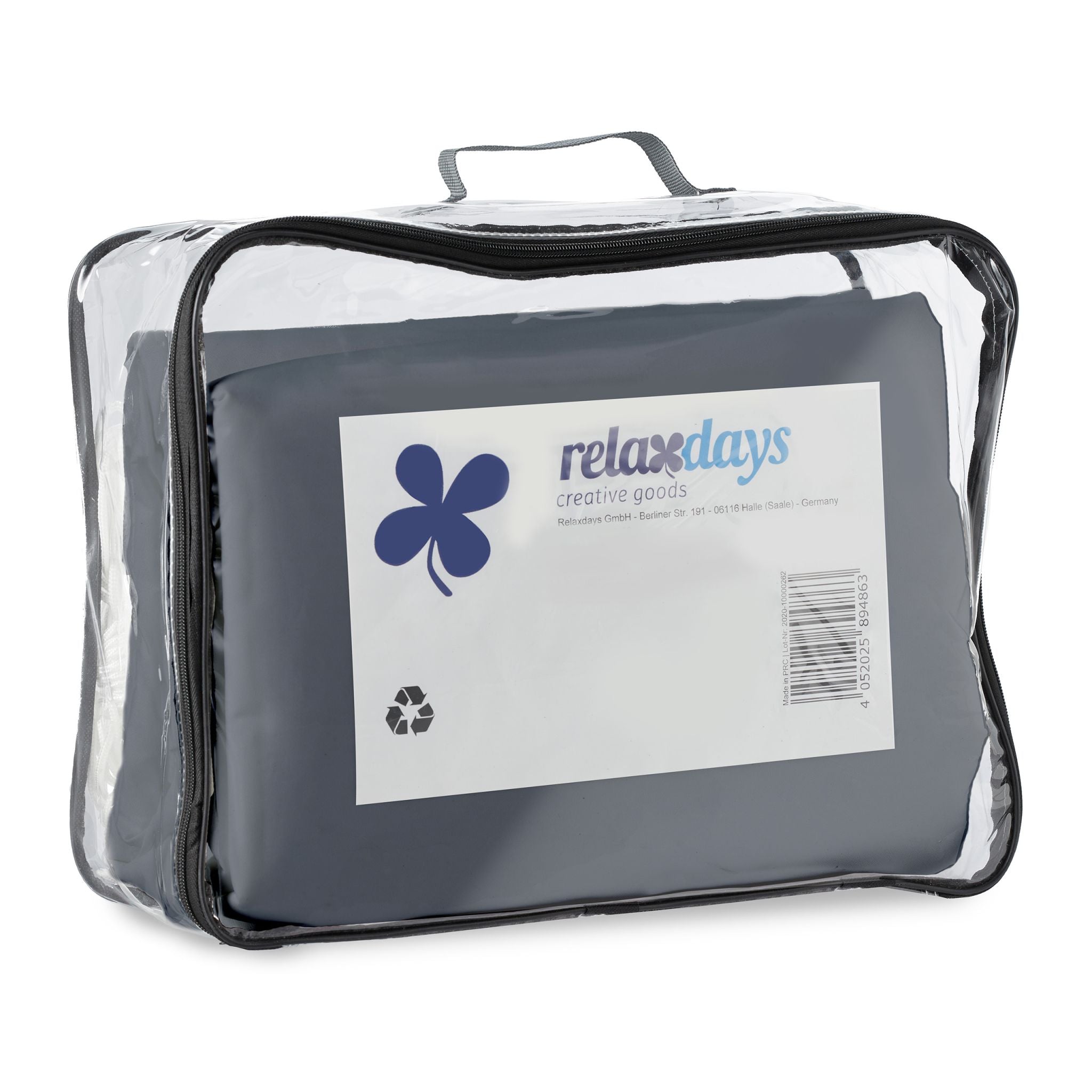 Sonnensegel rechteckig Grau von Relaxdays