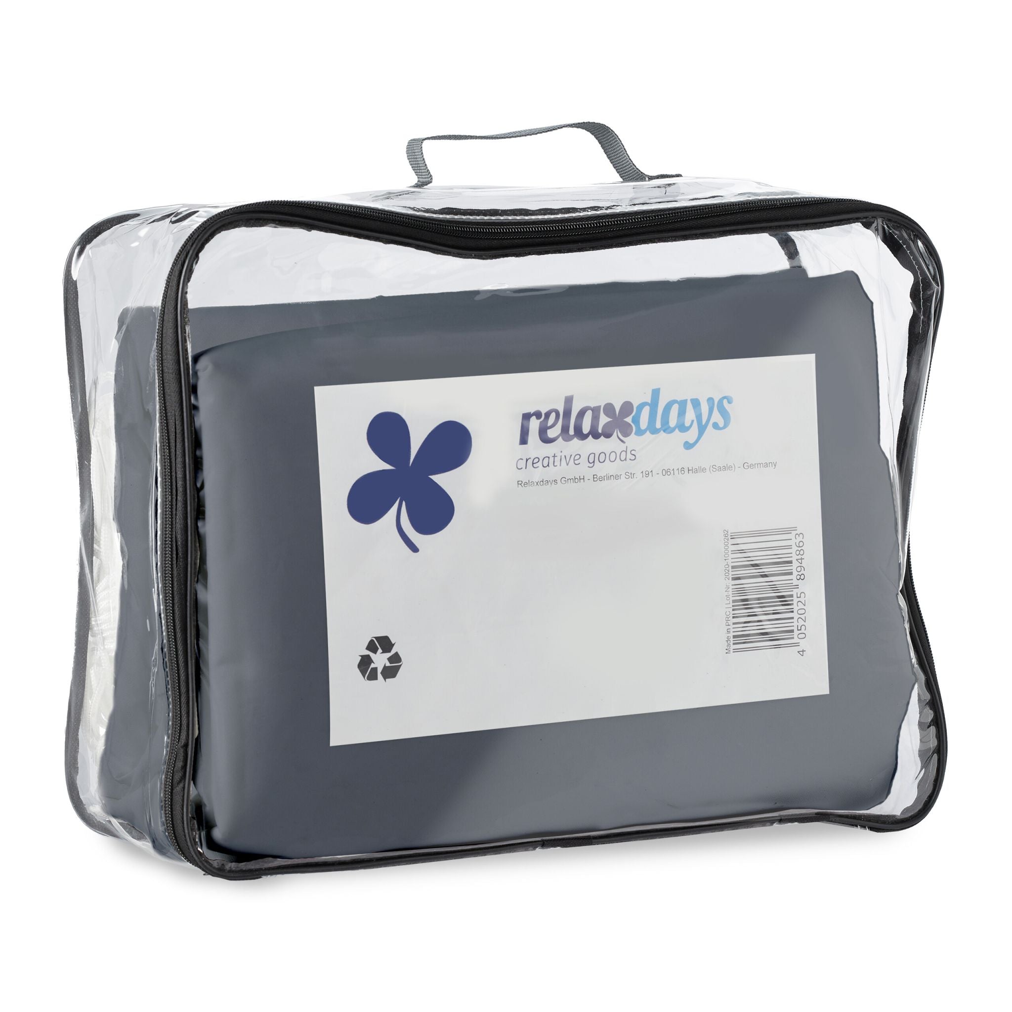 Sonnensegel rechteckig Grau von Relaxdays