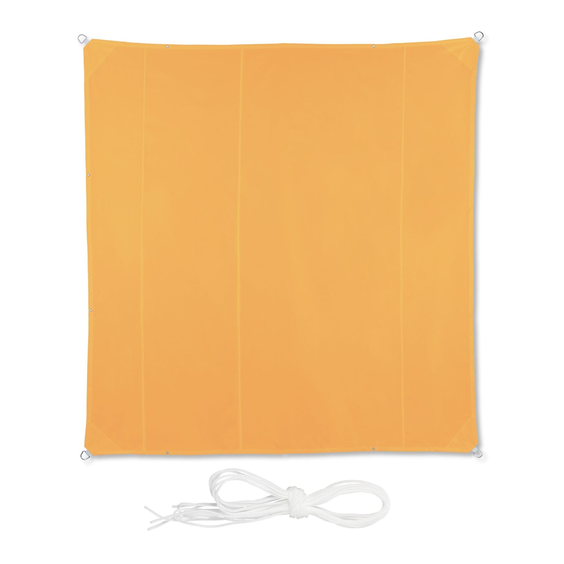Sonnensegel quadratisch Gelb von Relaxdays
