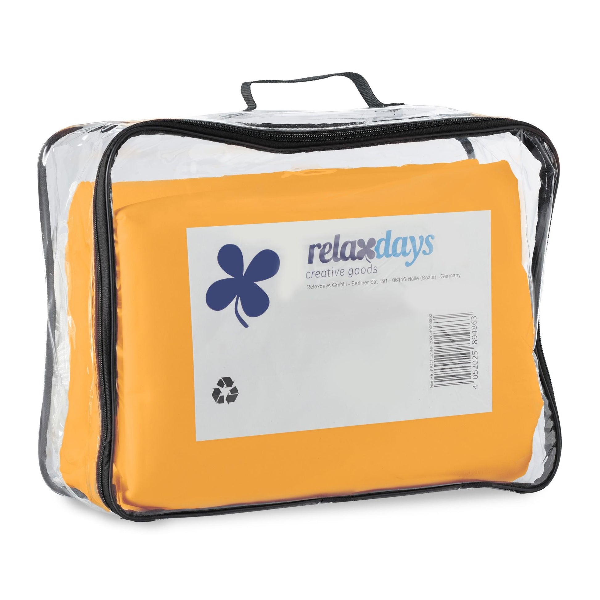 Sonnensegel quadratisch Gelb von Relaxdays