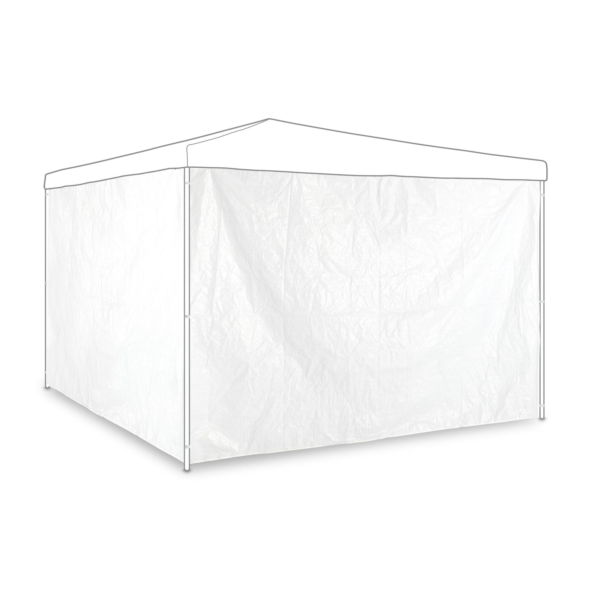 Pavillon Seitenteile 2er-Set weiss Weiss von Relaxdays