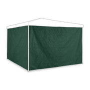 Pavillon Seitenteile 2er-Set grün Weiss-Dunkelgrün von Relaxdays