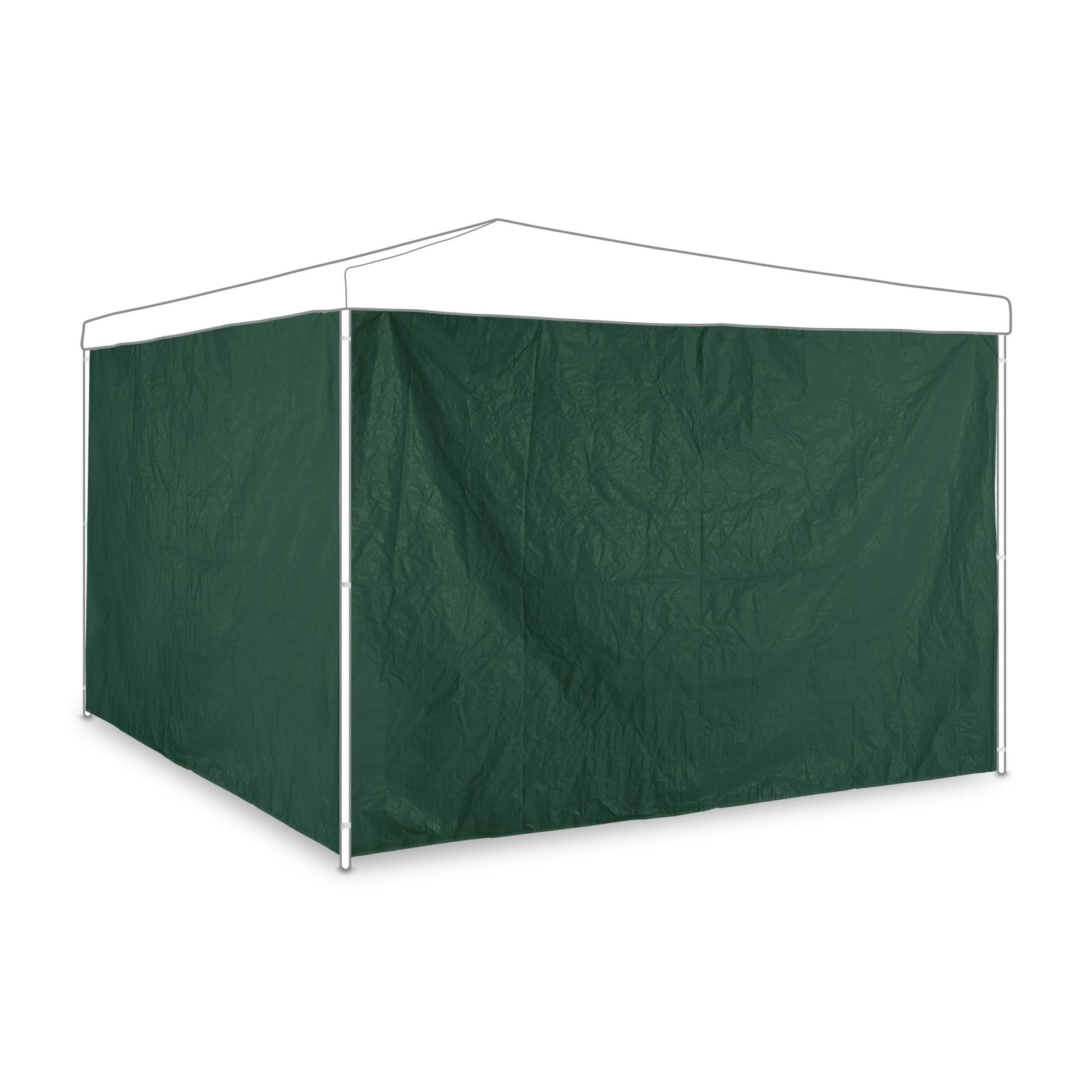 Pavillon Seitenteile 2er-Set grün Weiss-Dunkelgrün von Relaxdays