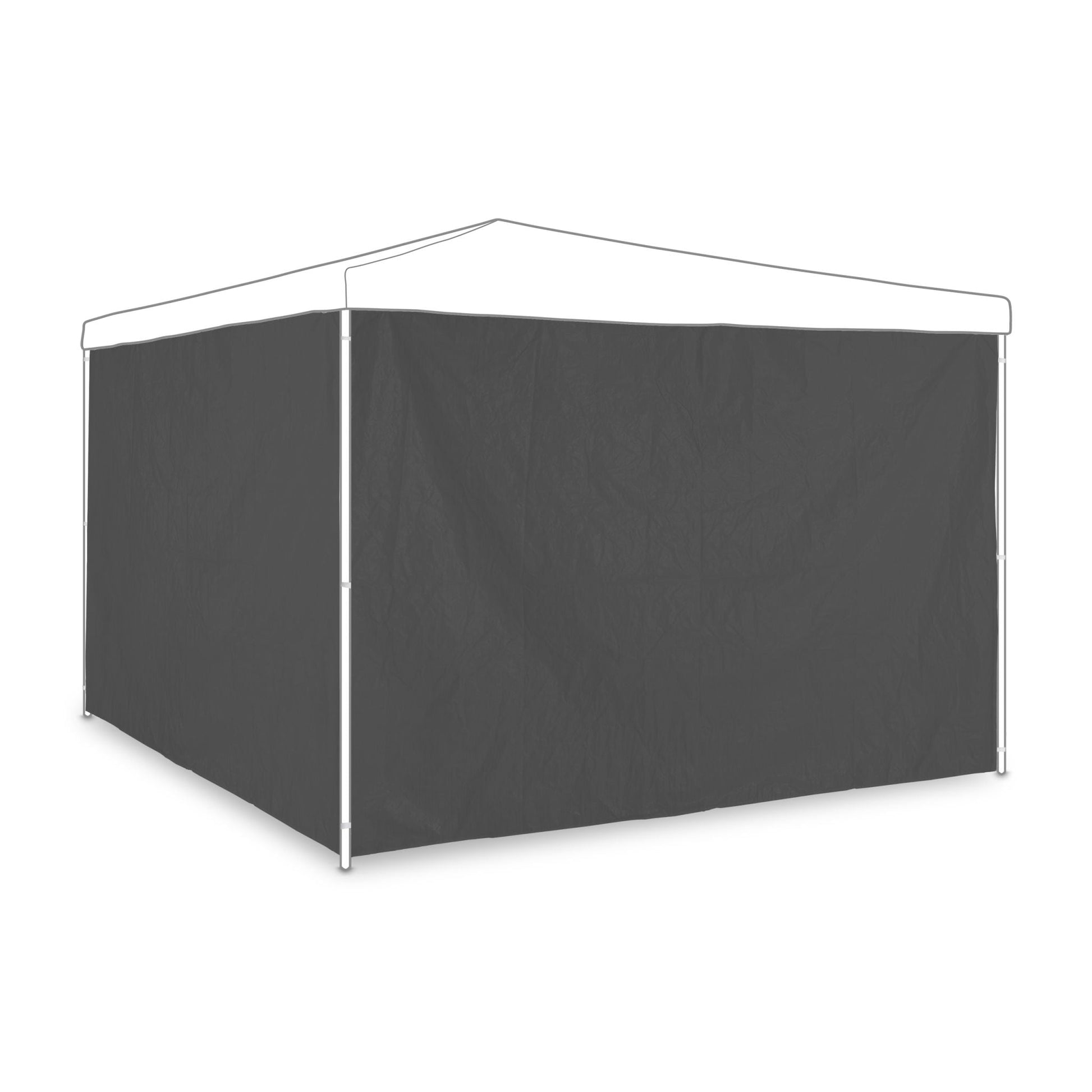 Pavillon Seitenteile 2er-Set Grau von Relaxdays