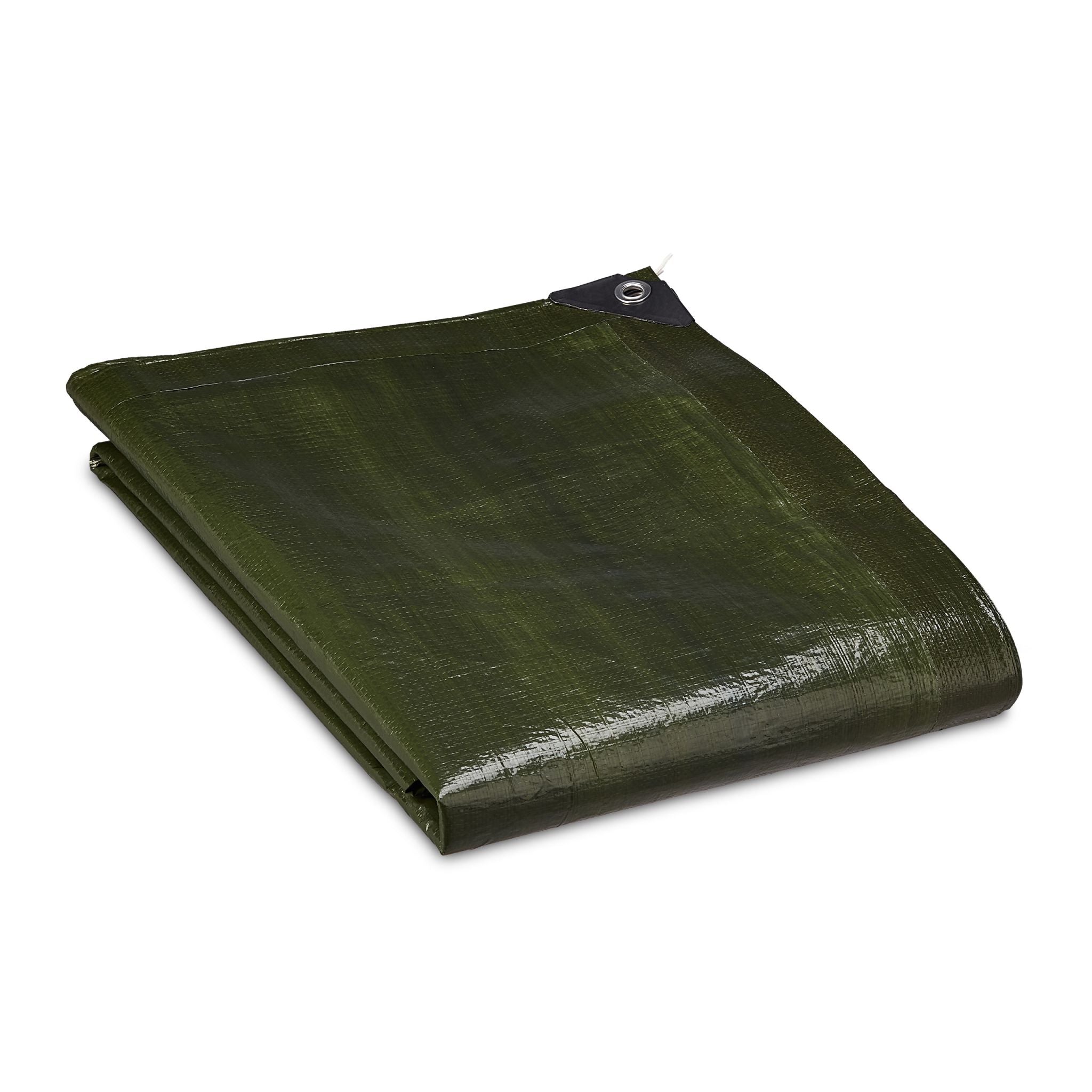 Abdeckplane grün 140g/m² Dunkelgrün von Relaxdays