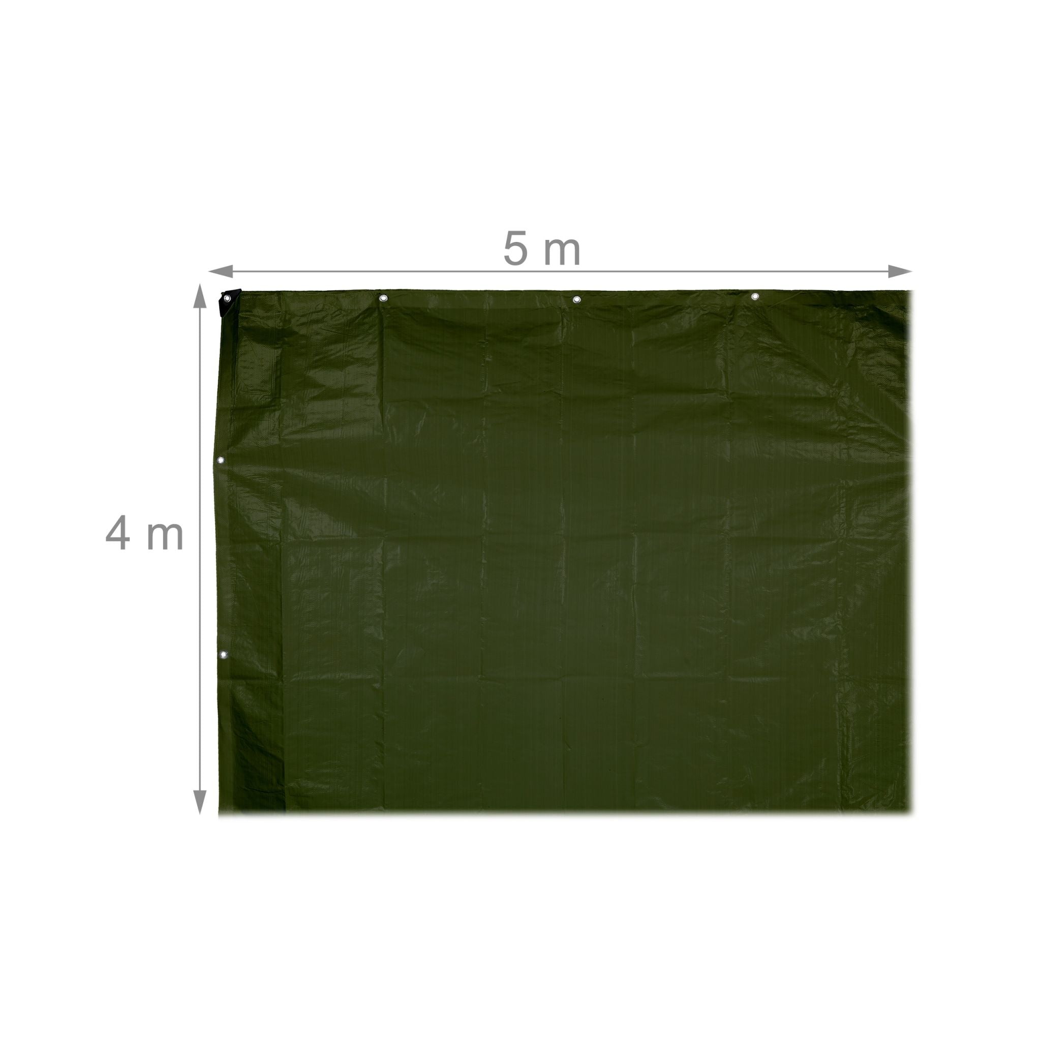 Abdeckplane grün 200g/m² Dunkelgrün von Relaxdays