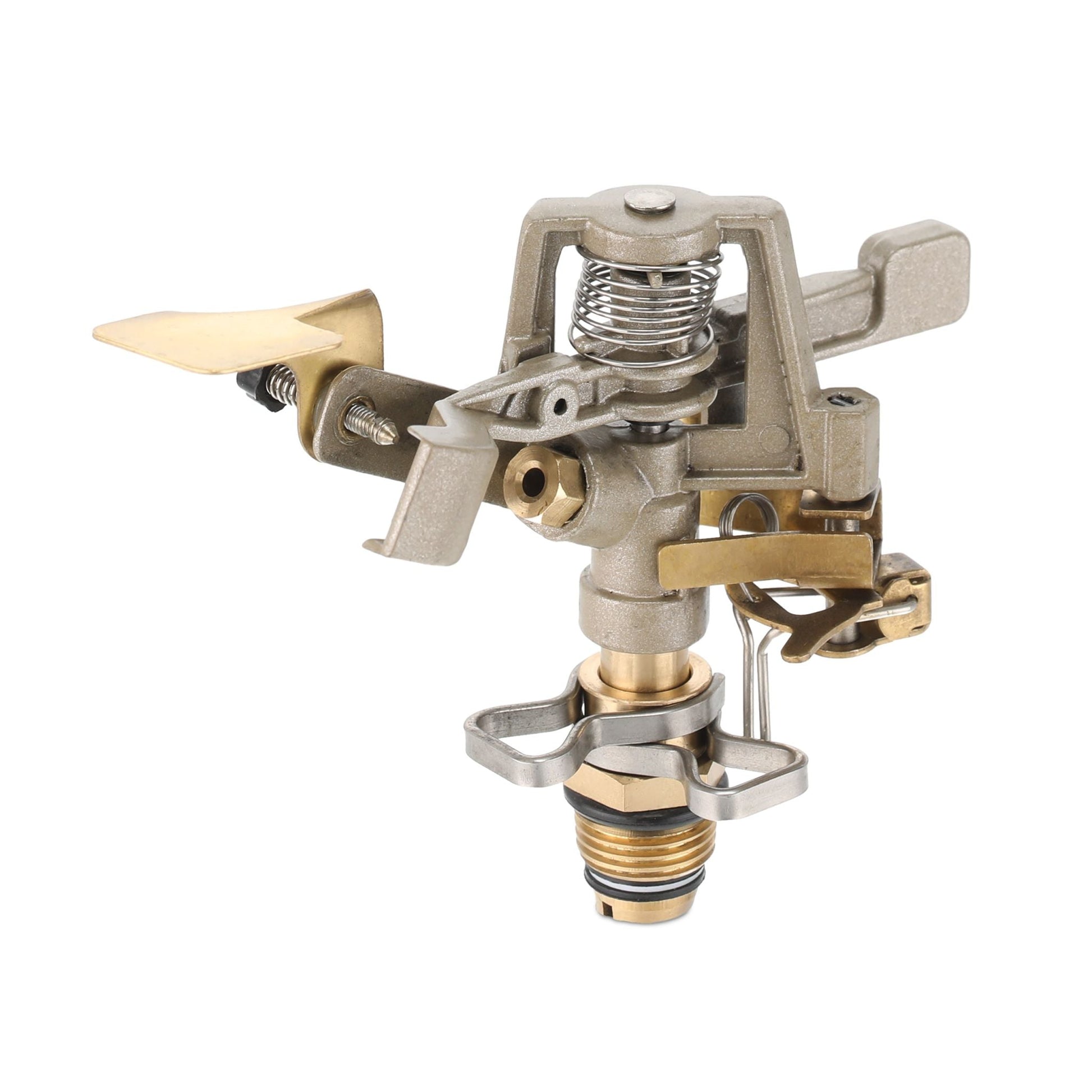Rasensprenger Impulsregner Kopf Gold von Relaxdays