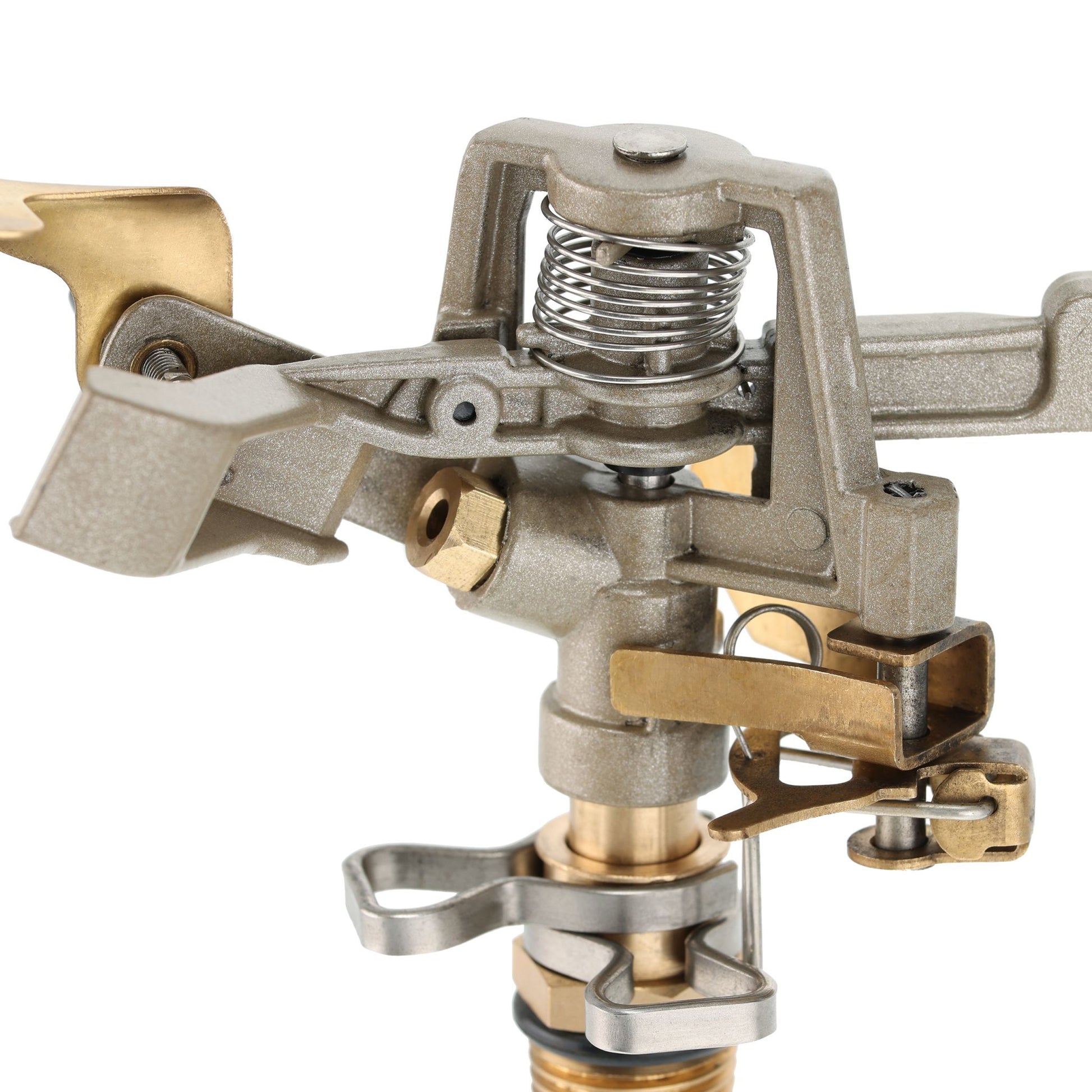 Rasensprenger Impulsregner Kopf Gold von Relaxdays