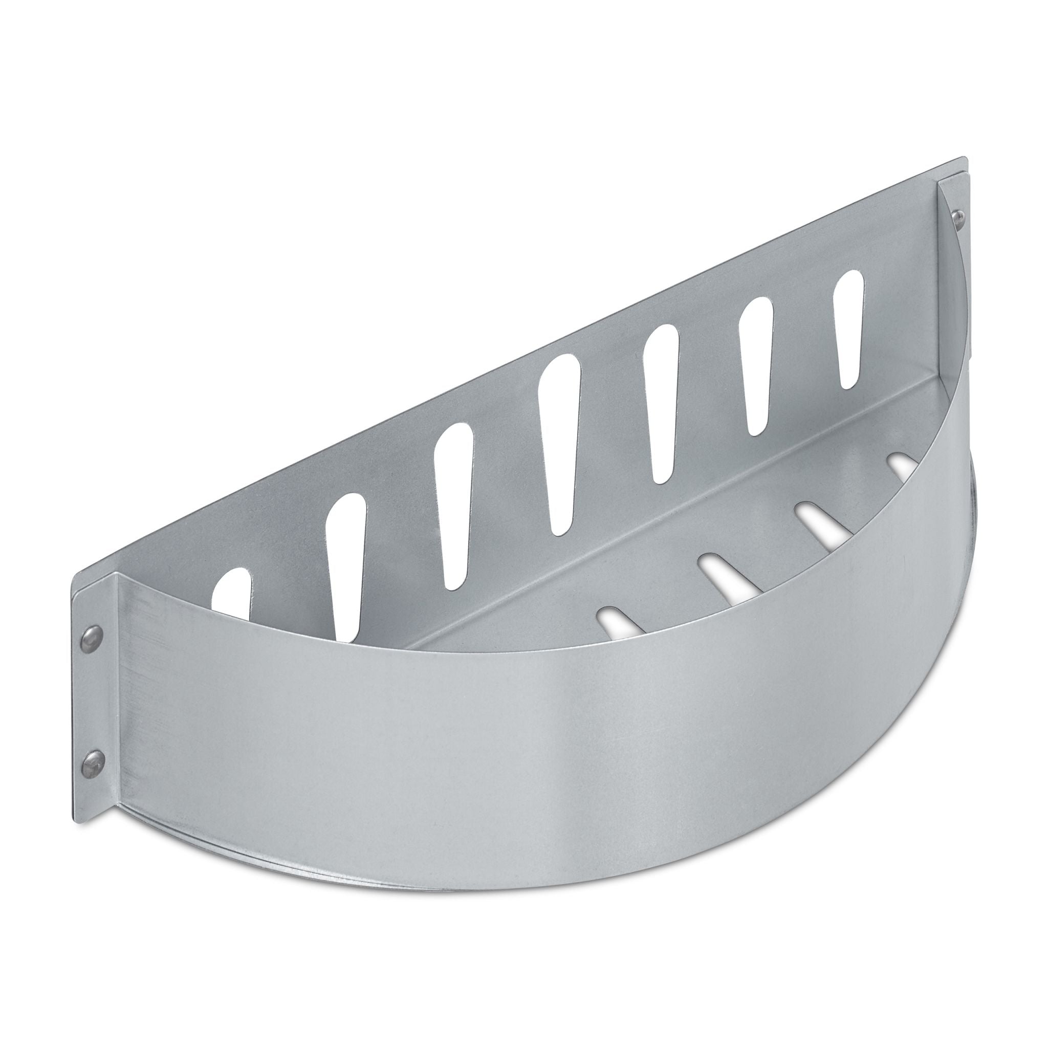 Kohlekorb Stahl 2er-Set Silber von Relaxdays