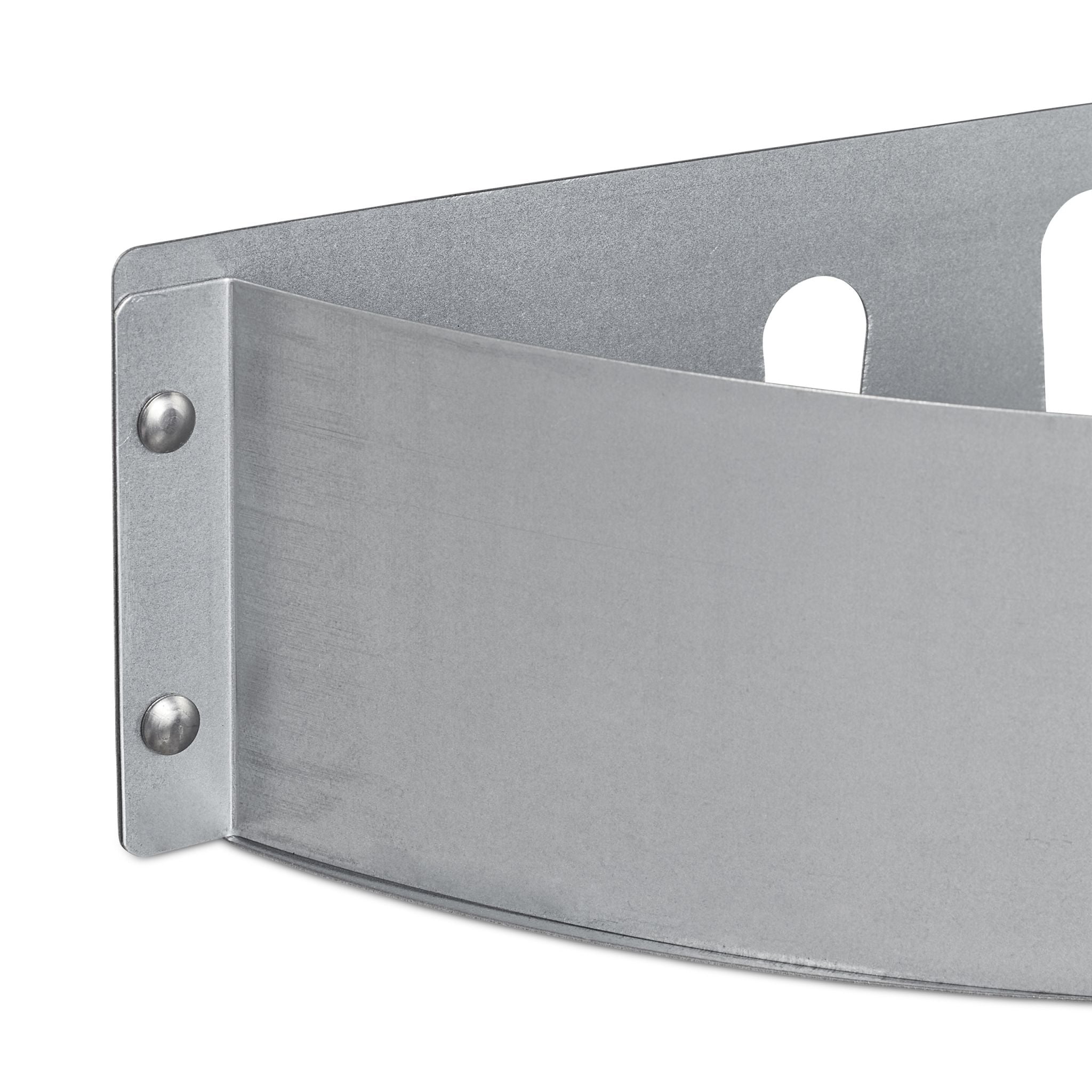Kohlekorb Stahl 2er-Set Silber von Relaxdays