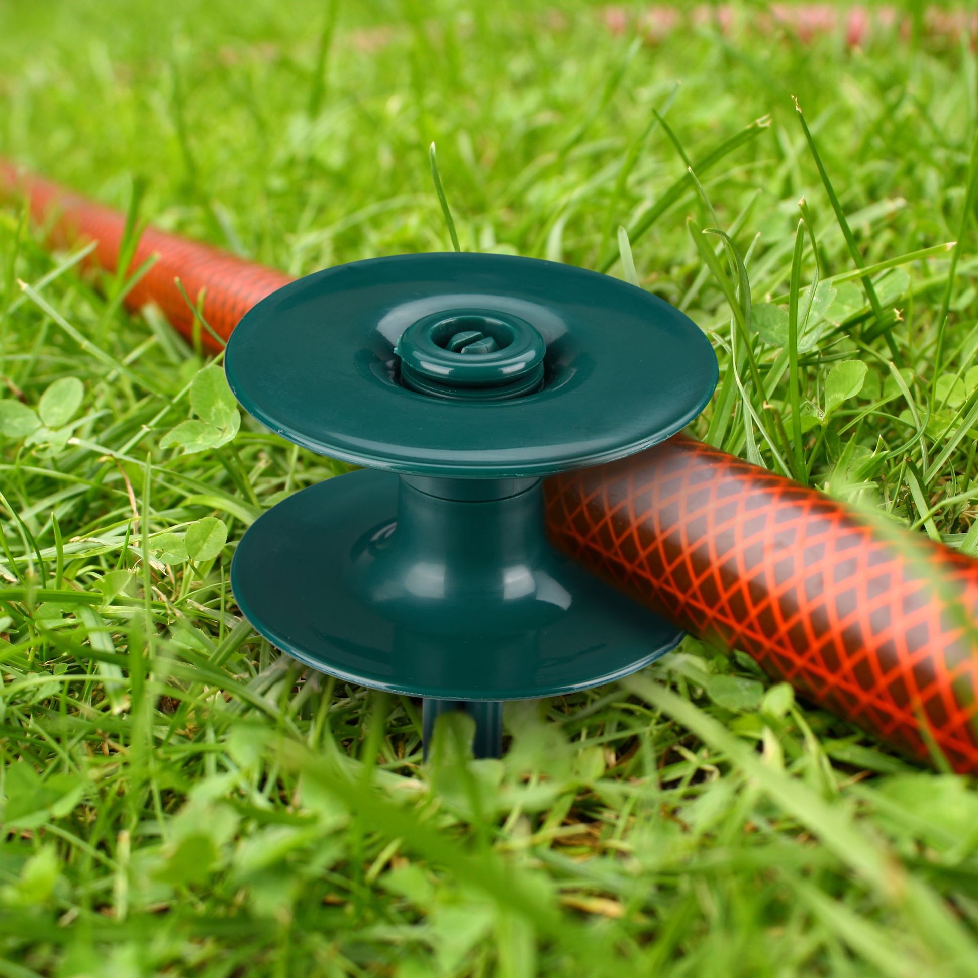 Schlauchführung Gartenschlauch 6er-Set Dunkelgrün von Relaxdays