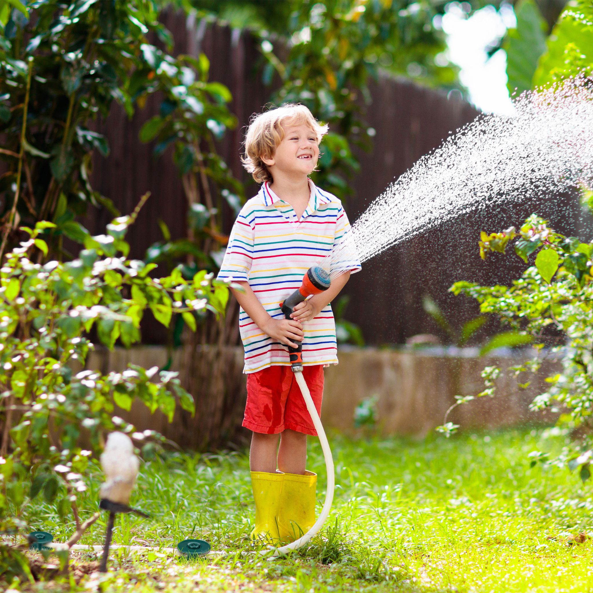 Schlauchführung Gartenschlauch 6er-Set Dunkelgrün von Relaxdays