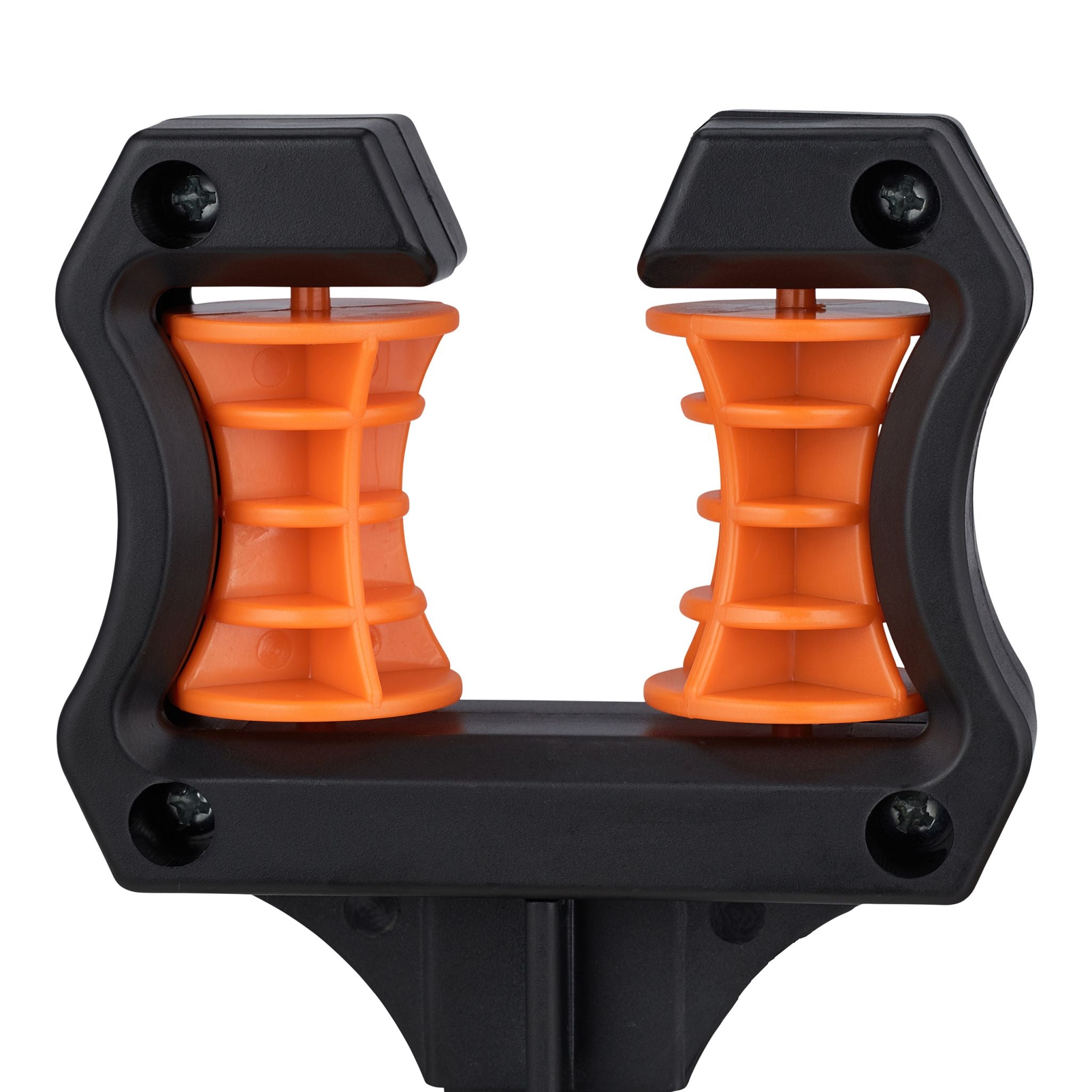 Schlauchführung mit Erdanker 5er-Set Orange-Schwarz von Relaxdays