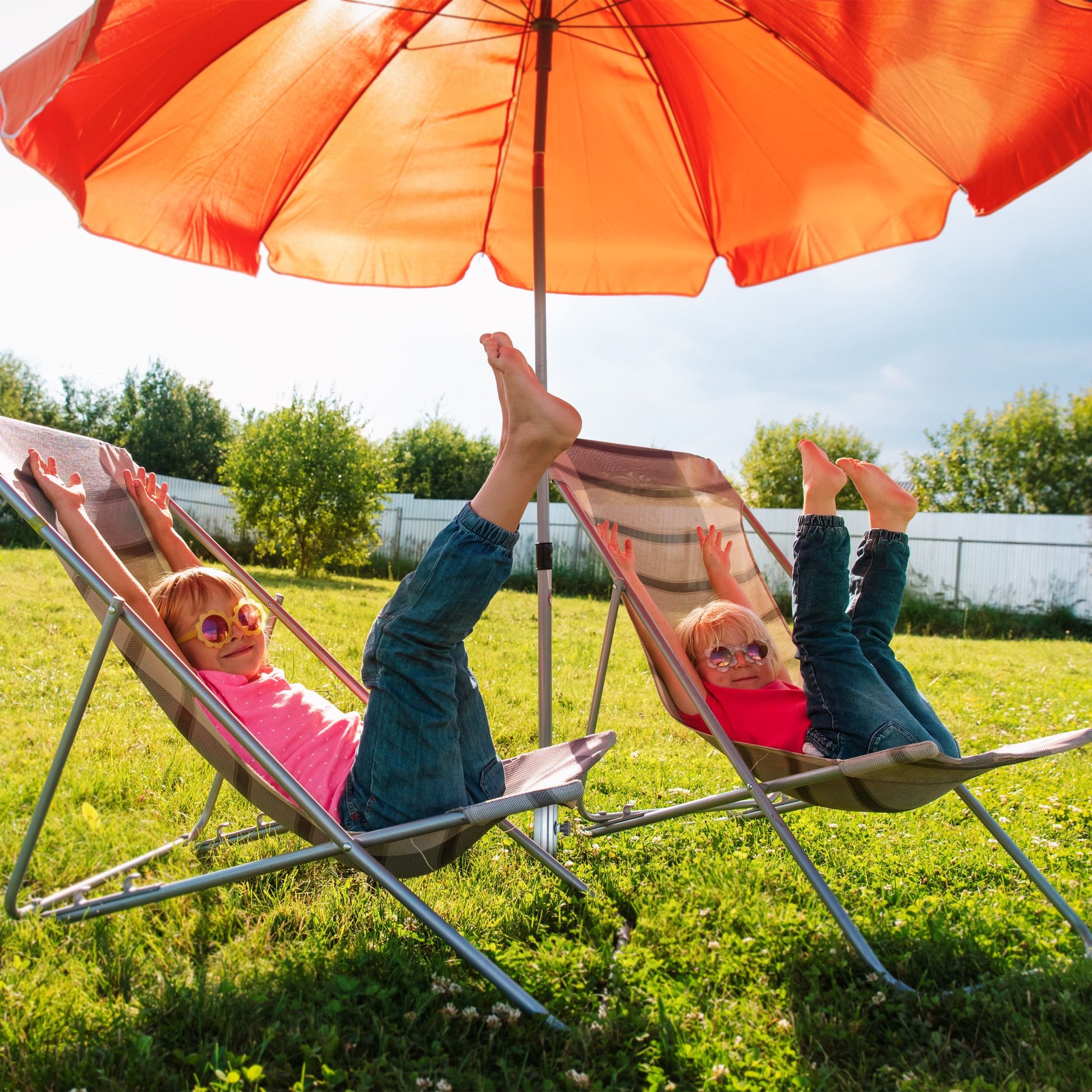 Rasendorn für Sonnenschirm Silber von Relaxdays