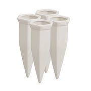 Giesskegel 4er-Set Weiss von Relaxdays